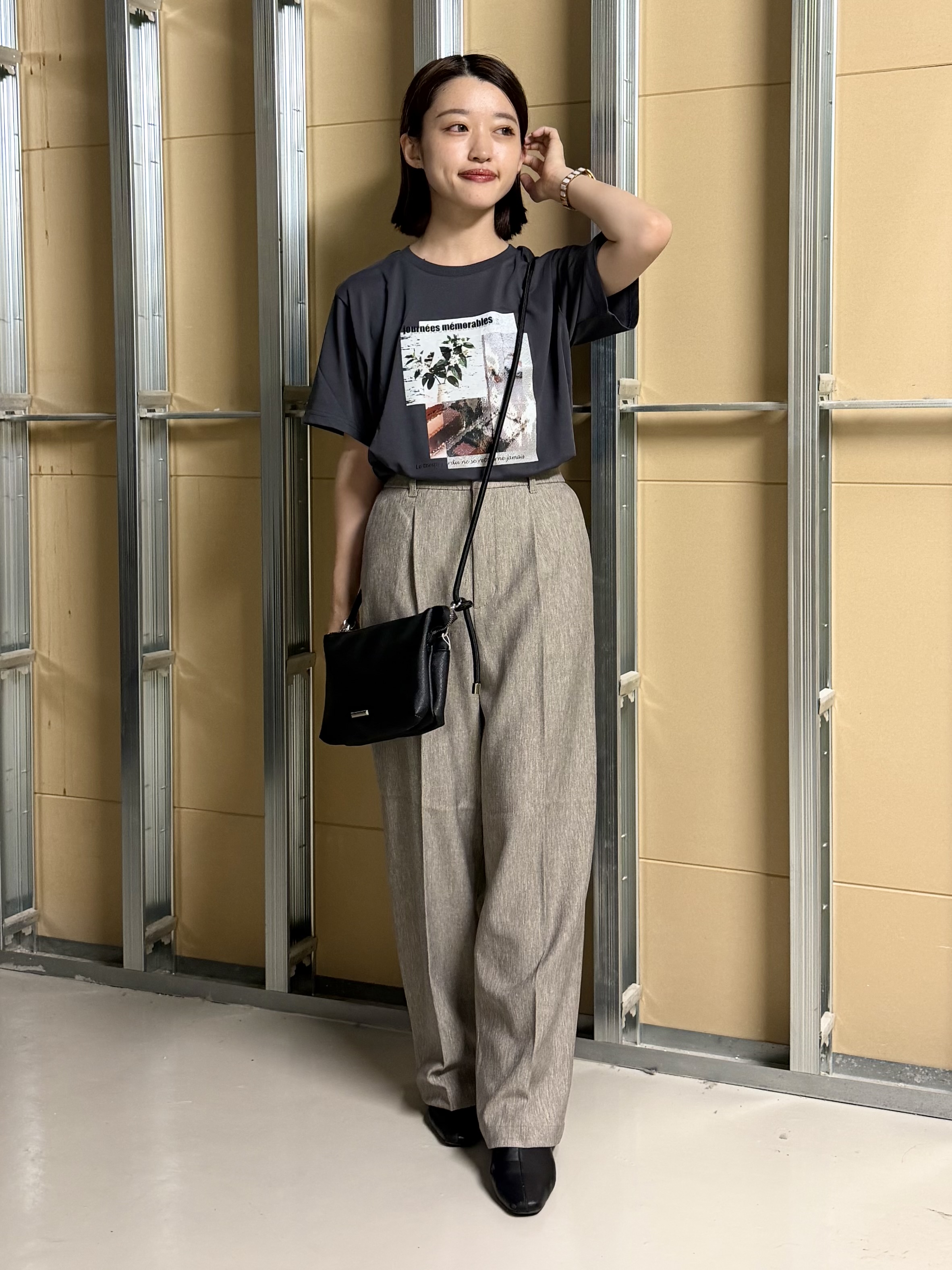 sahoさんの「THE SHOP TK｜【ひんやり/吸水速乾】プリントアソートTシャツ」を使ったコーディネート
