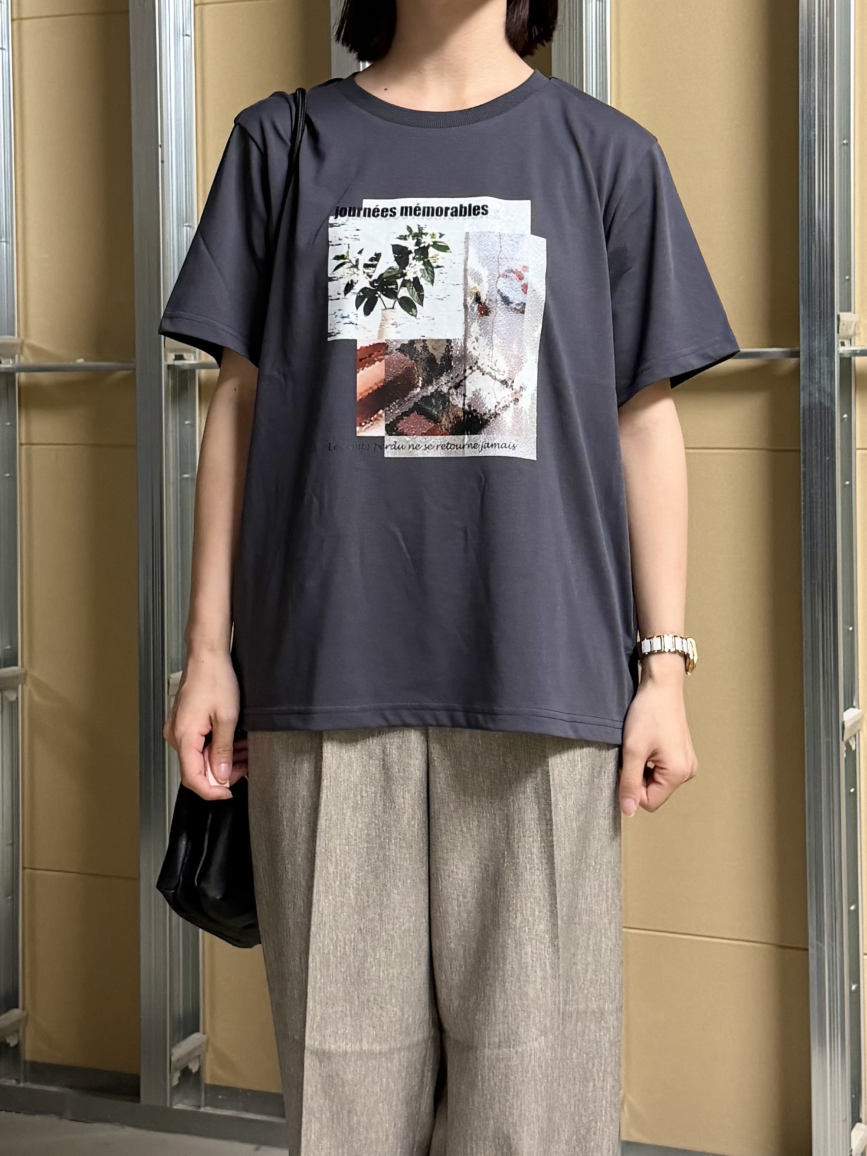sahoさんの「THE SHOP TK｜【ひんやり/吸水速乾】プリントアソートTシャツ」を使ったコーディネート