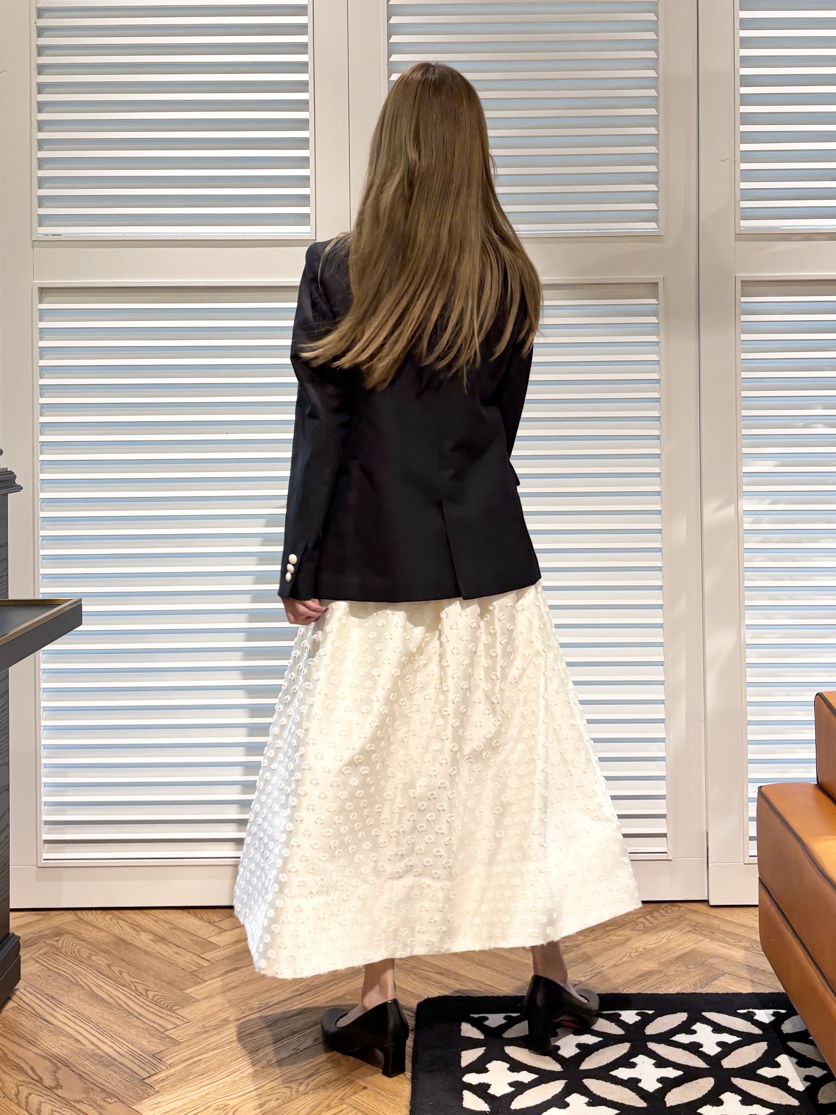 清水夏姫さんの「DRESSTERIOR｜【otonaMUSE5月号掲載】アーチフィットレザーパンプス」を使ったコーディネート