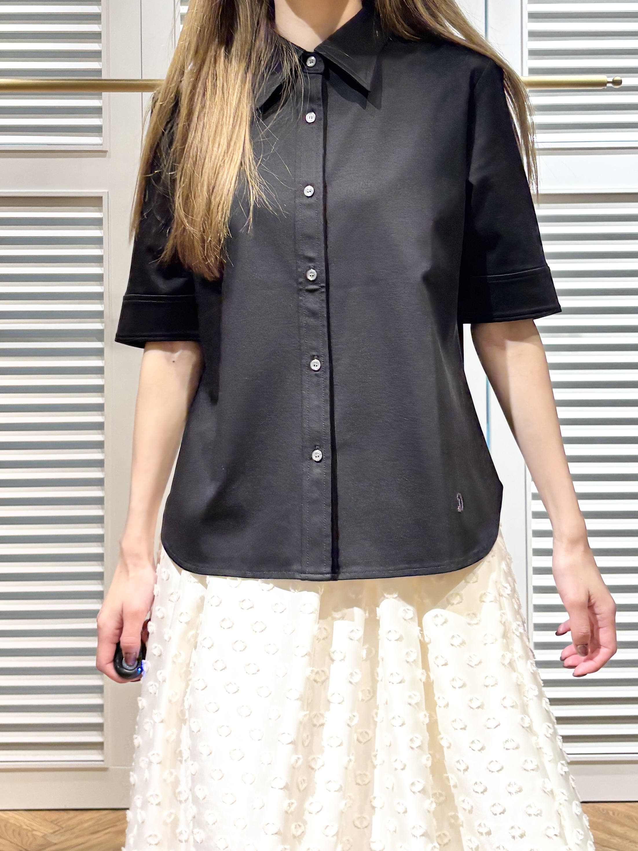 清水夏姫さんの「DRESSTERIOR｜【otonaMUSE5月号掲載】アーチフィットレザーパンプス」を使ったコーディネート