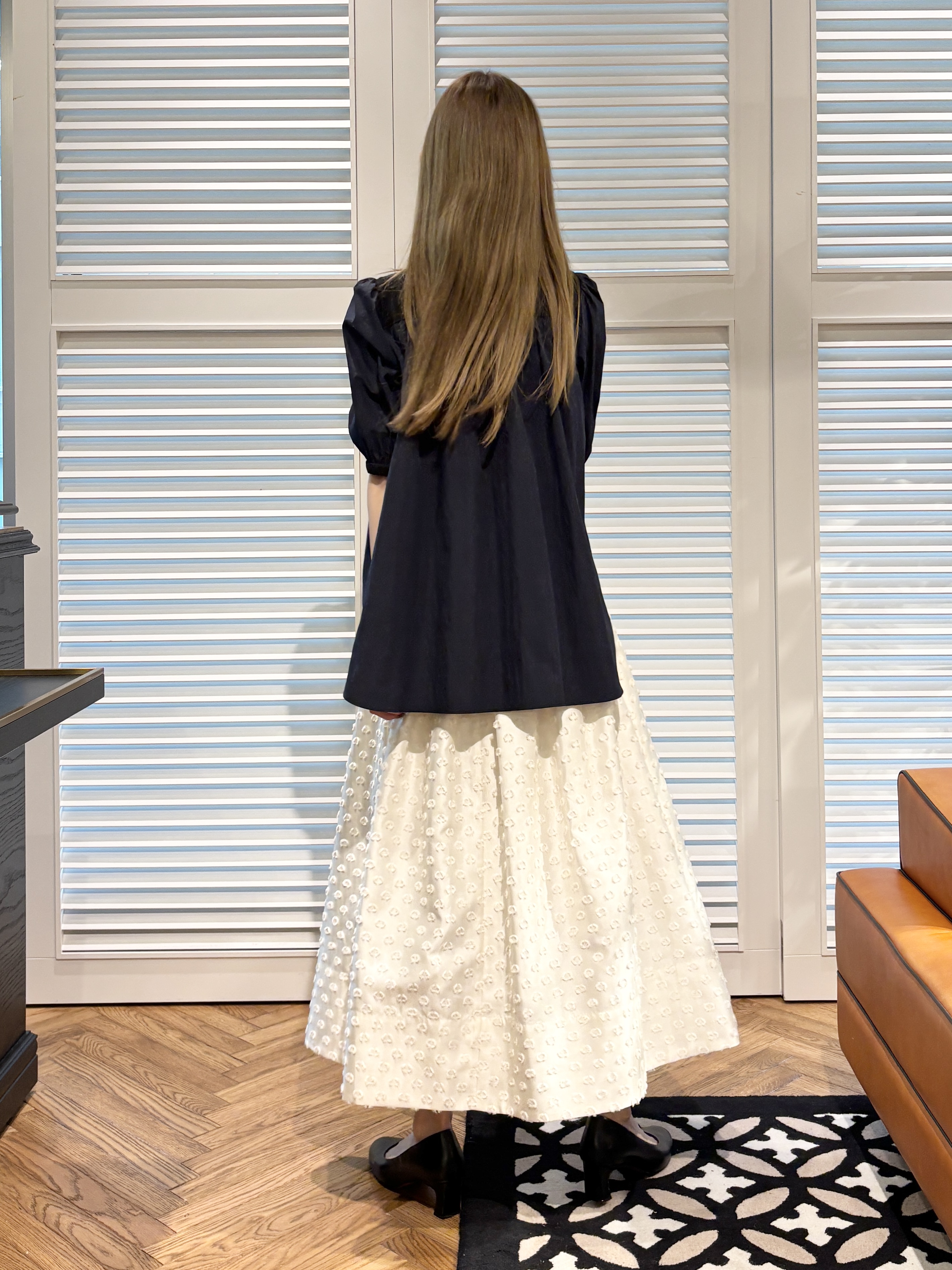 清水夏姫さんの「DRESSTERIOR｜【otonaMUSE5月号掲載】アーチフィットレザーパンプス」を使ったコーディネート
