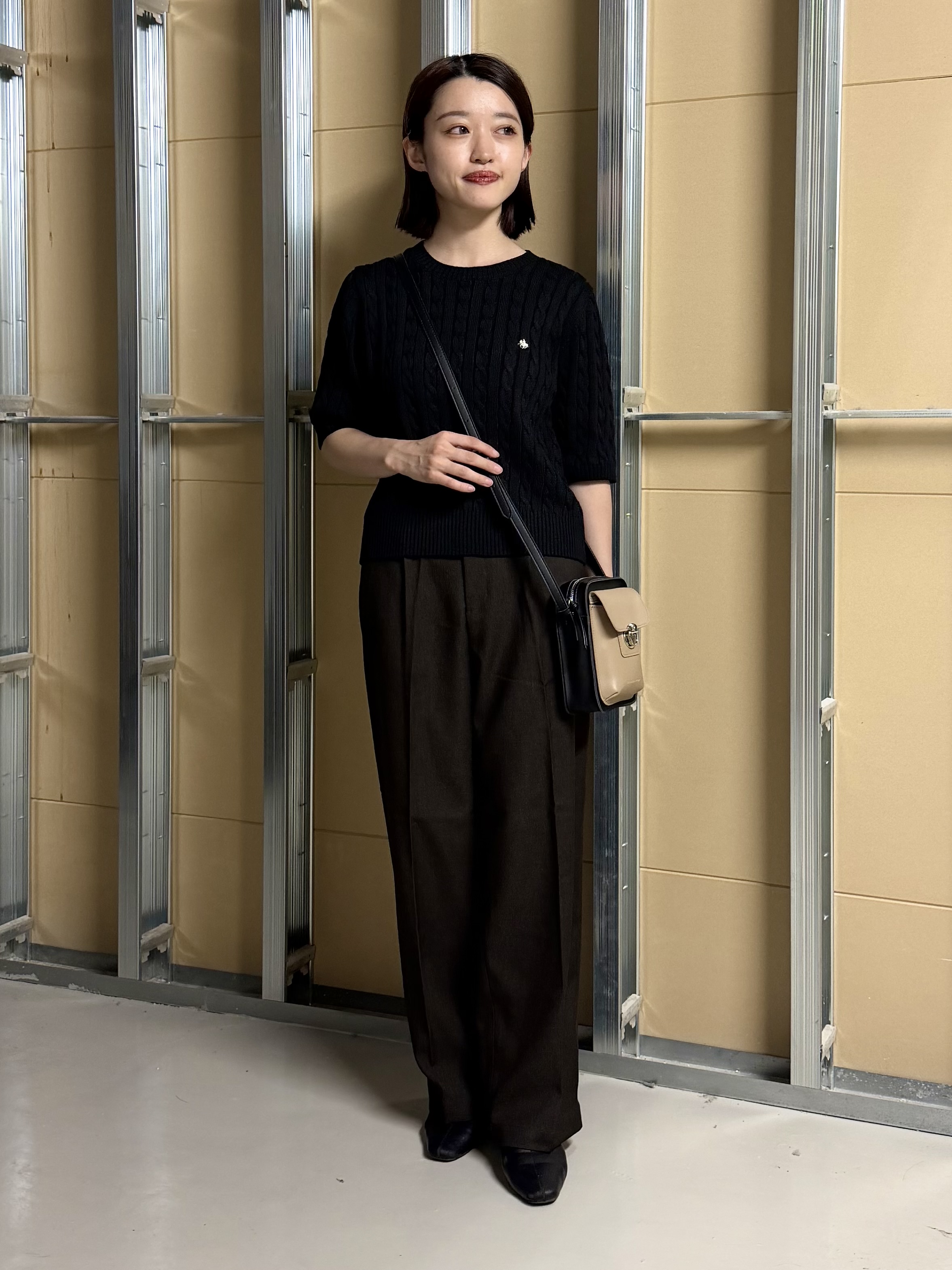 sahoさんの「THE SHOP TK｜【静電防止】セミワイドパンツ」を使ったコーディネート