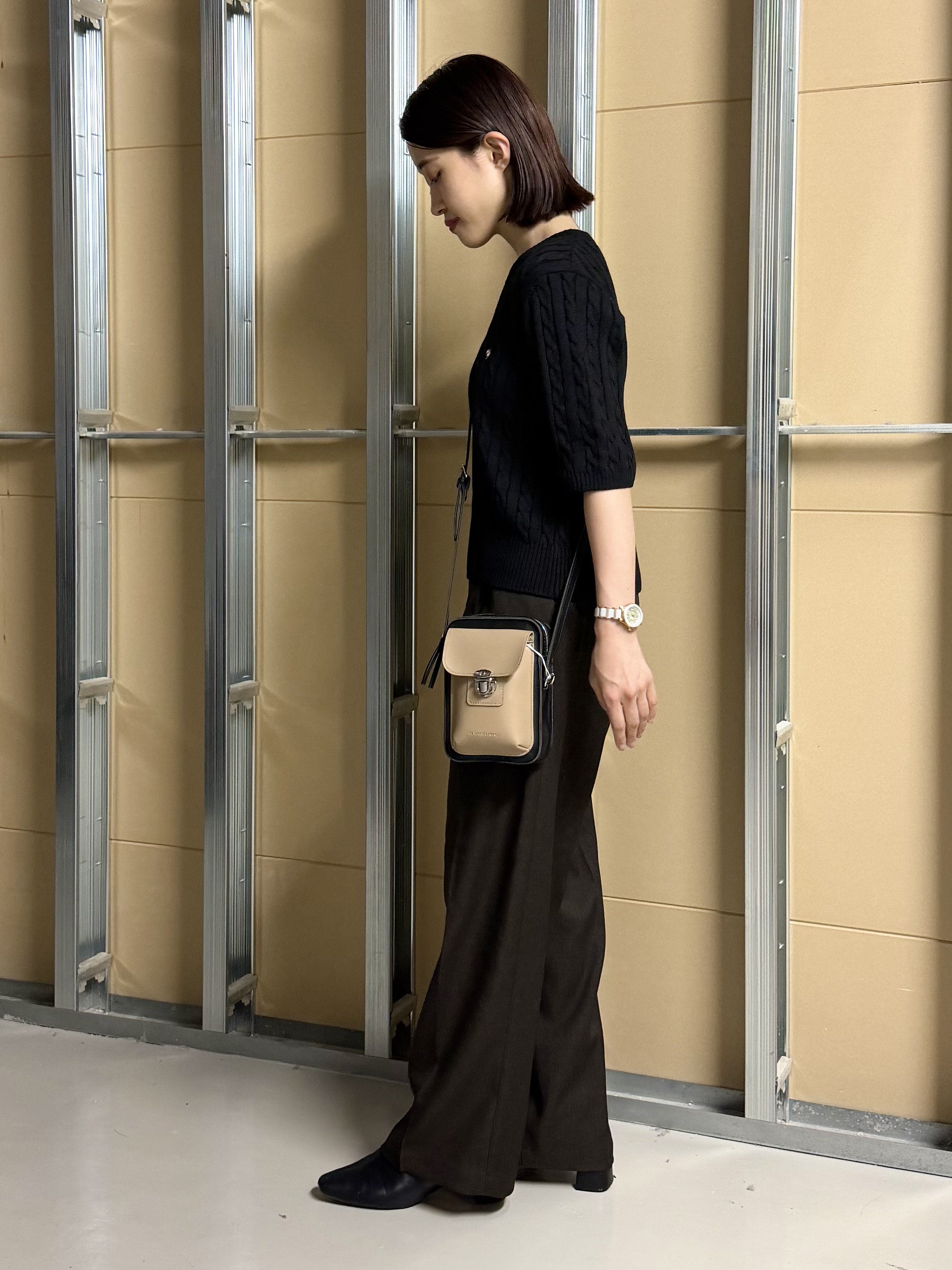sahoさんの「THE SHOP TK｜【静電防止】セミワイドパンツ」を使ったコーディネート