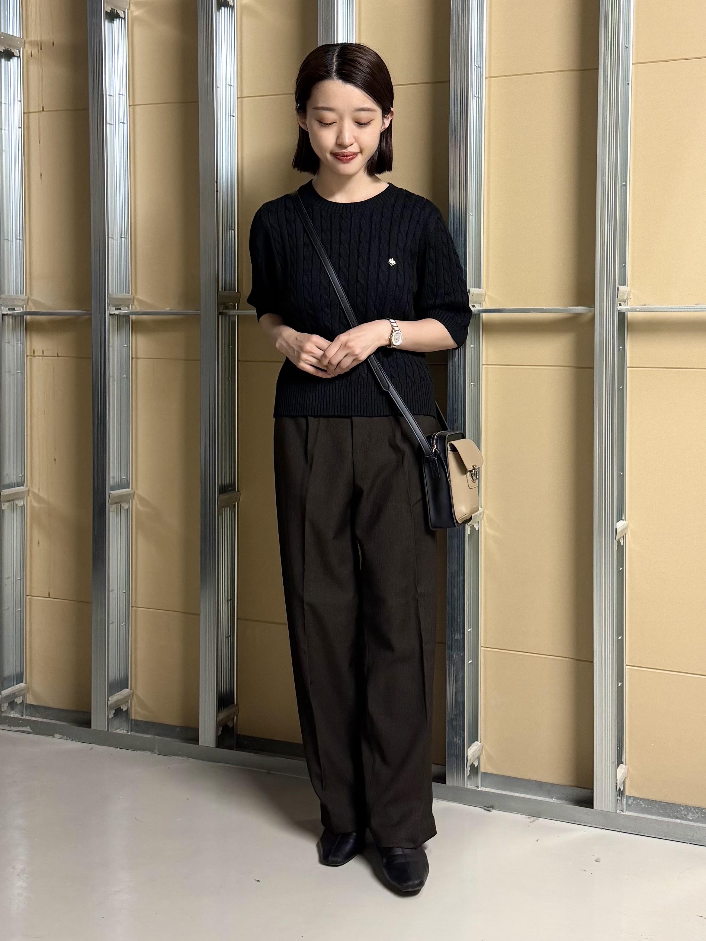 sahoさんの「THE SHOP TK｜【静電防止】セミワイドパンツ」を使ったコーディネート