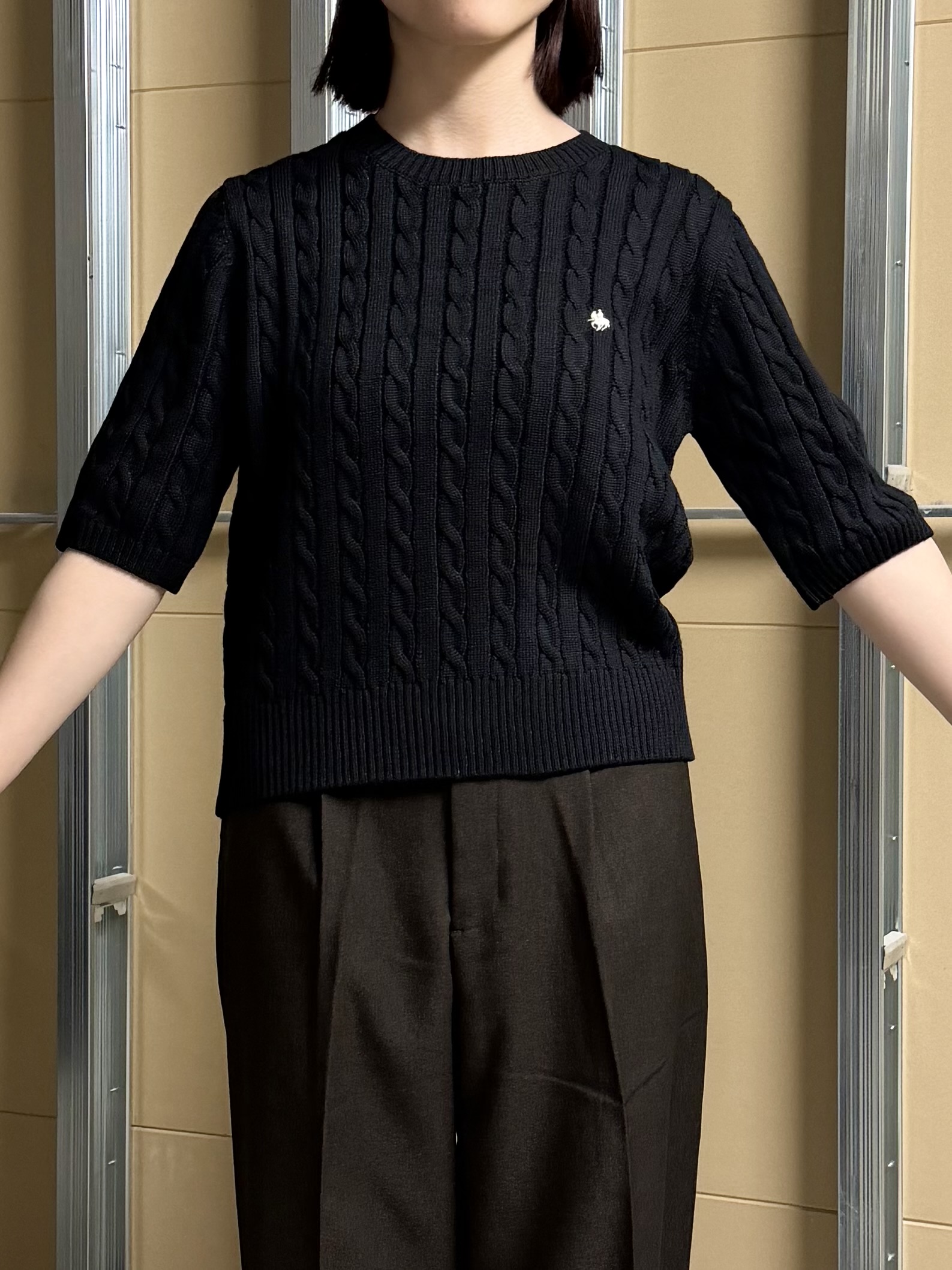 sahoさんの「THE SHOP TK｜【静電防止】セミワイドパンツ」を使ったコーディネート