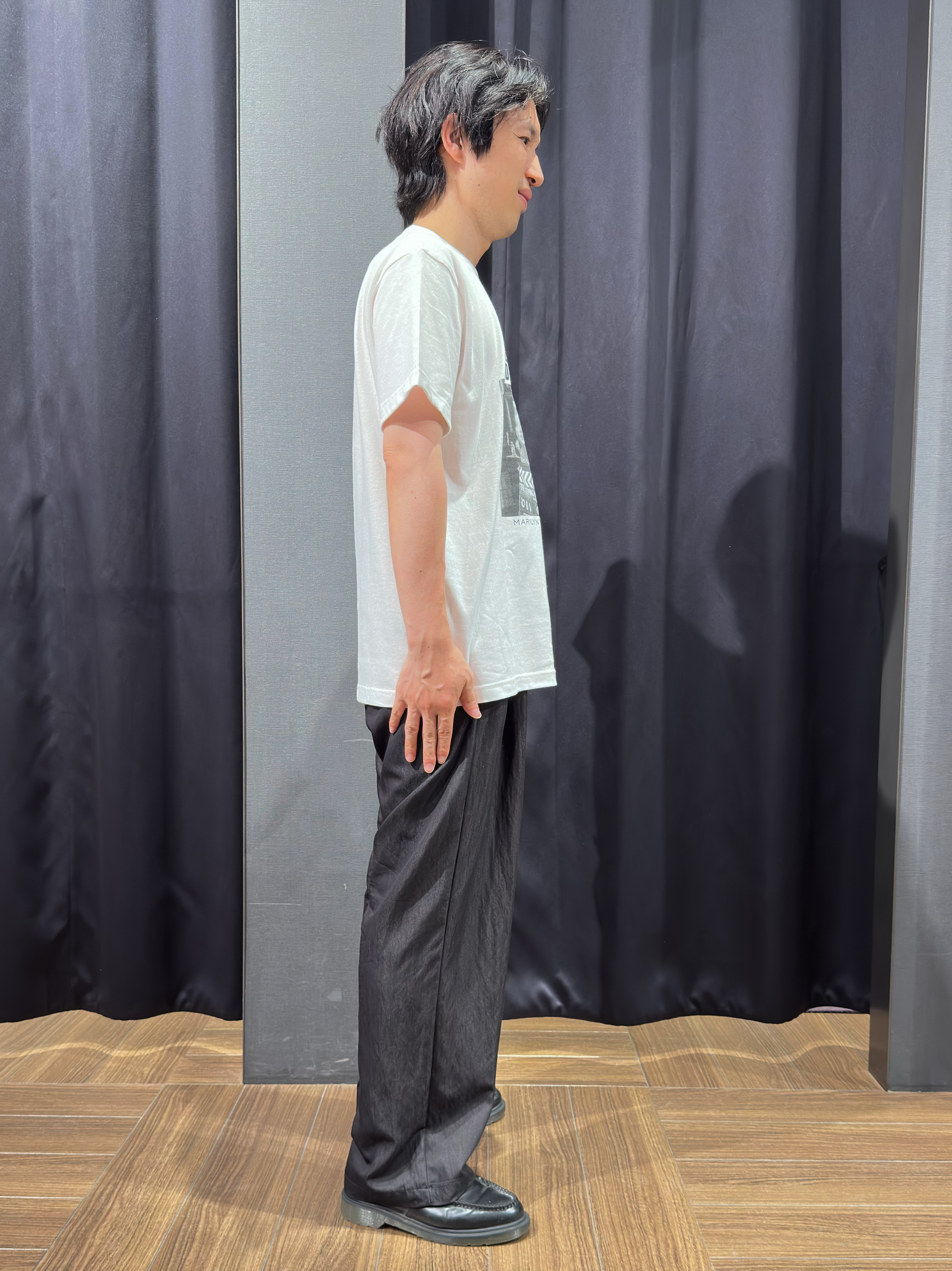 tomoyaさんの「THE SHOP TK｜別注マリリン・モンロー / グラフィック半袖Tシャツ」を使ったコーディネート