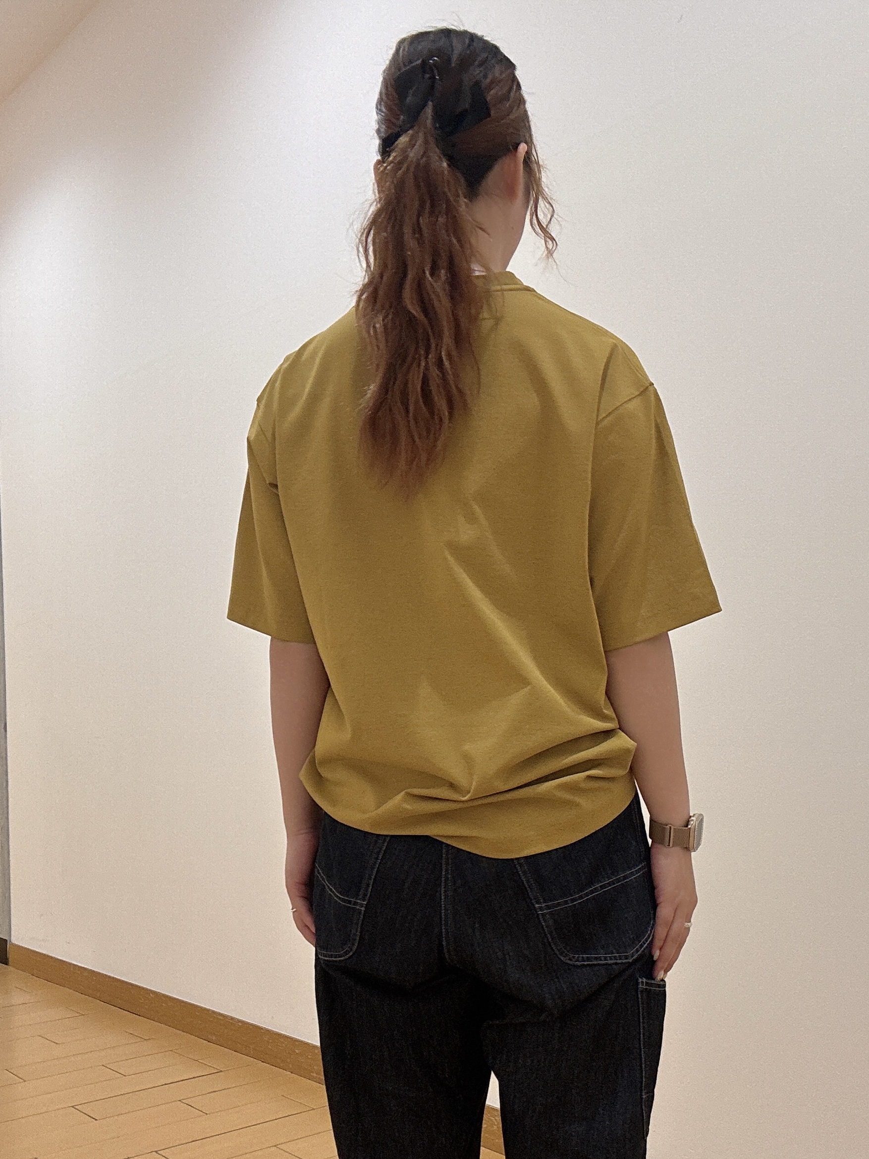ヒナさんの「TAKEO KIKUCHI｜【汗染み軽減/接触冷感】フェイクレイヤード ワンポイント刺繍Ｔシャツ」を使ったコーディネート