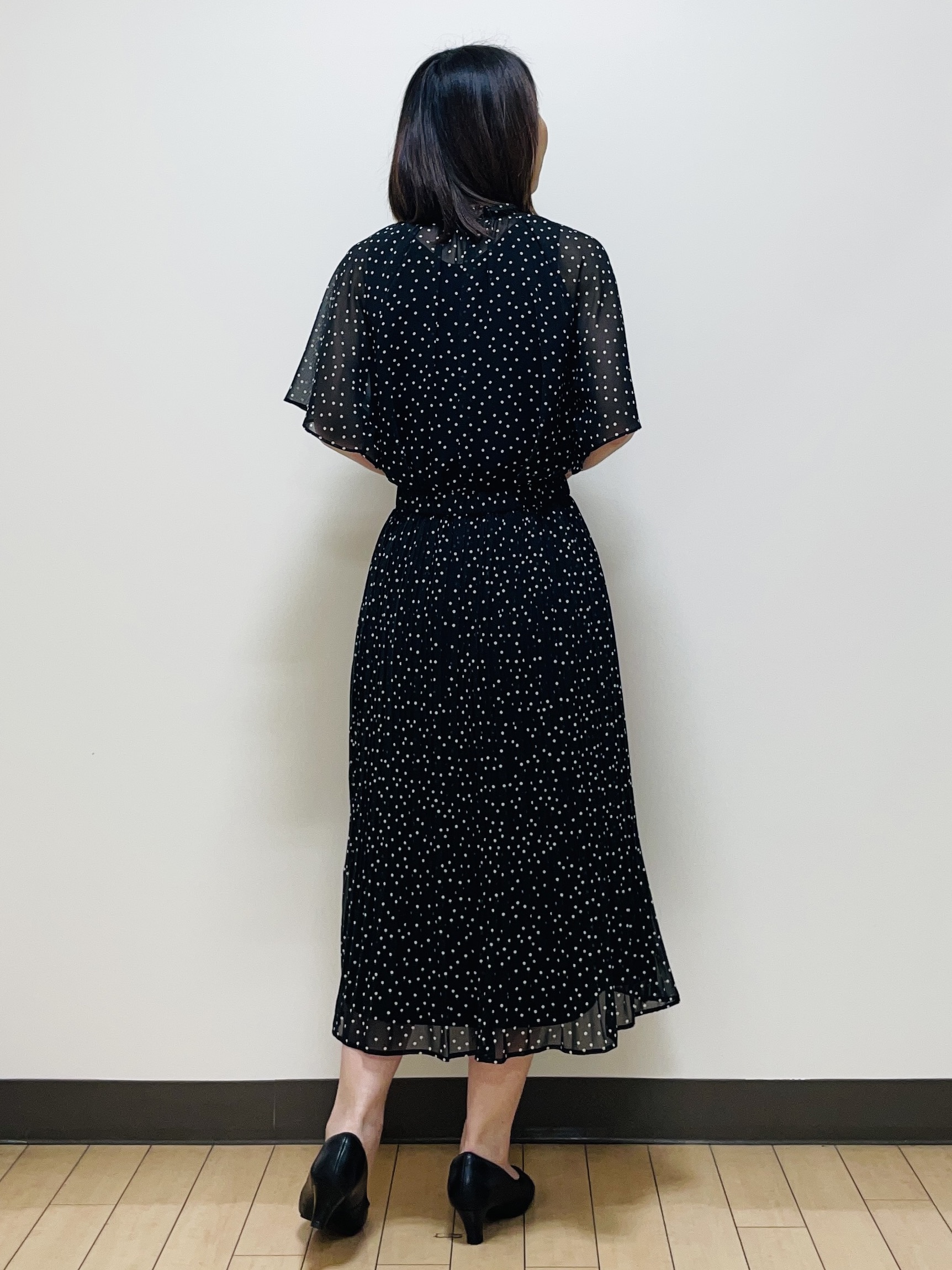 Riiさんの「Reflect｜【セットアップ／手洗い可】ドット柄シアーブラウス」を使ったコーディネート