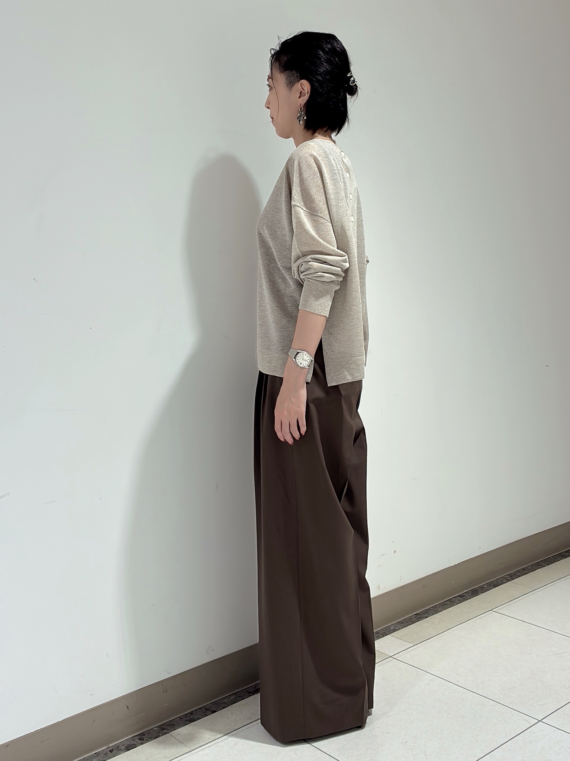 環さんの「UNTITLED｜【アンサンブル可】前後2WAYカーディガン」を使ったコーディネート