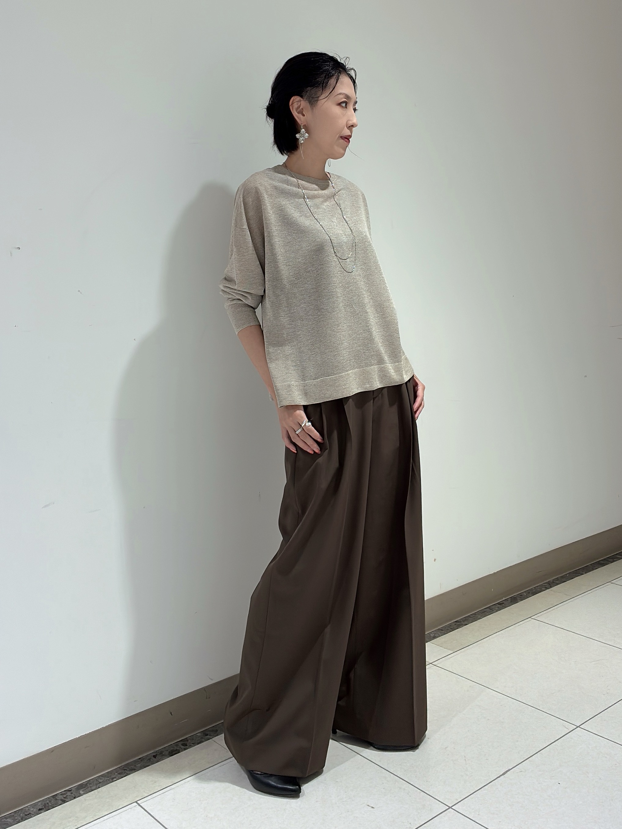 環さんの「UNTITLED｜【アンサンブル可】前後2WAYカーディガン」を使ったコーディネート