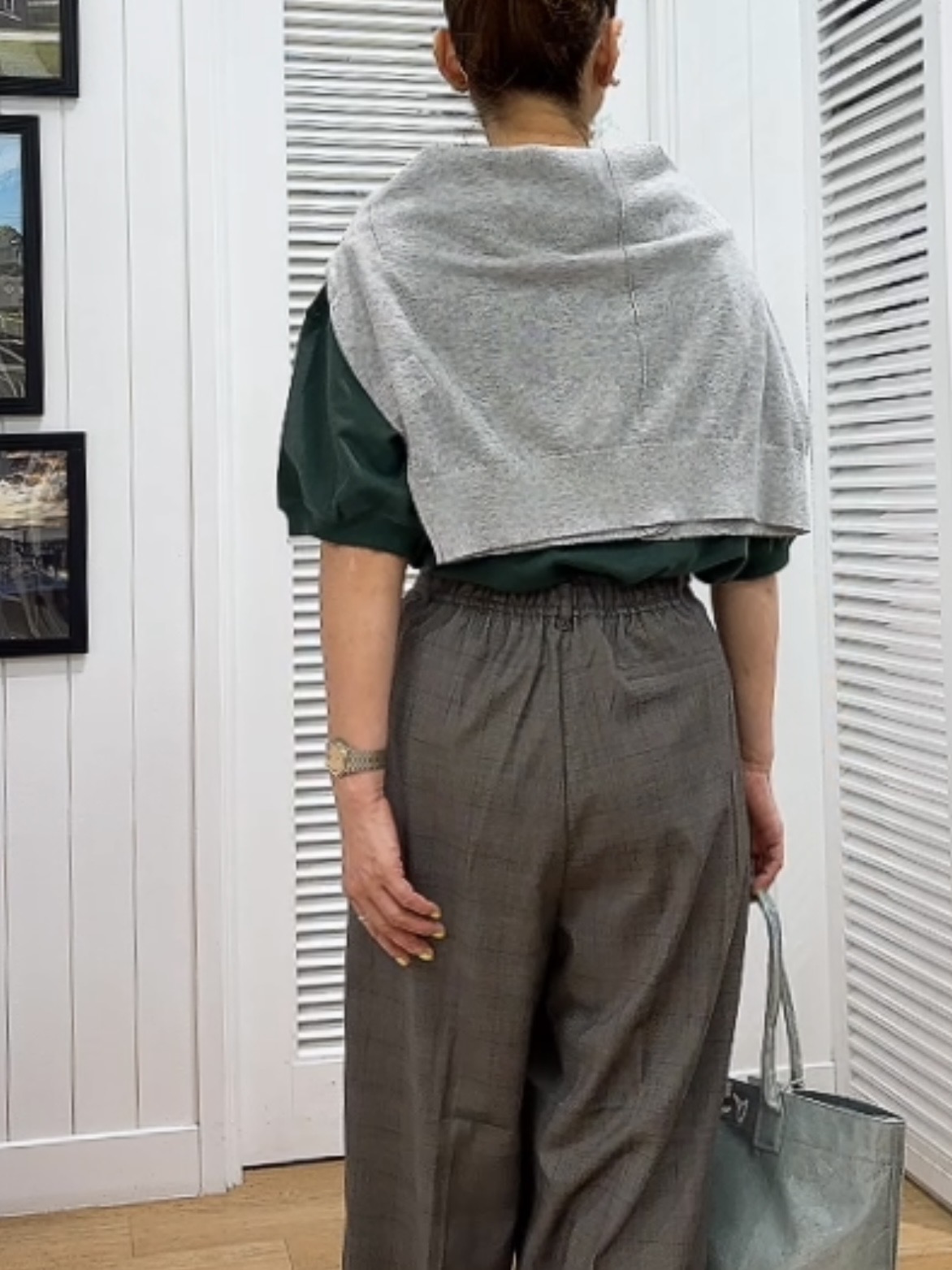 Yasucoさんの「Dessin｜ハーフスリーブロゴプルオーバー」を使ったコーディネート