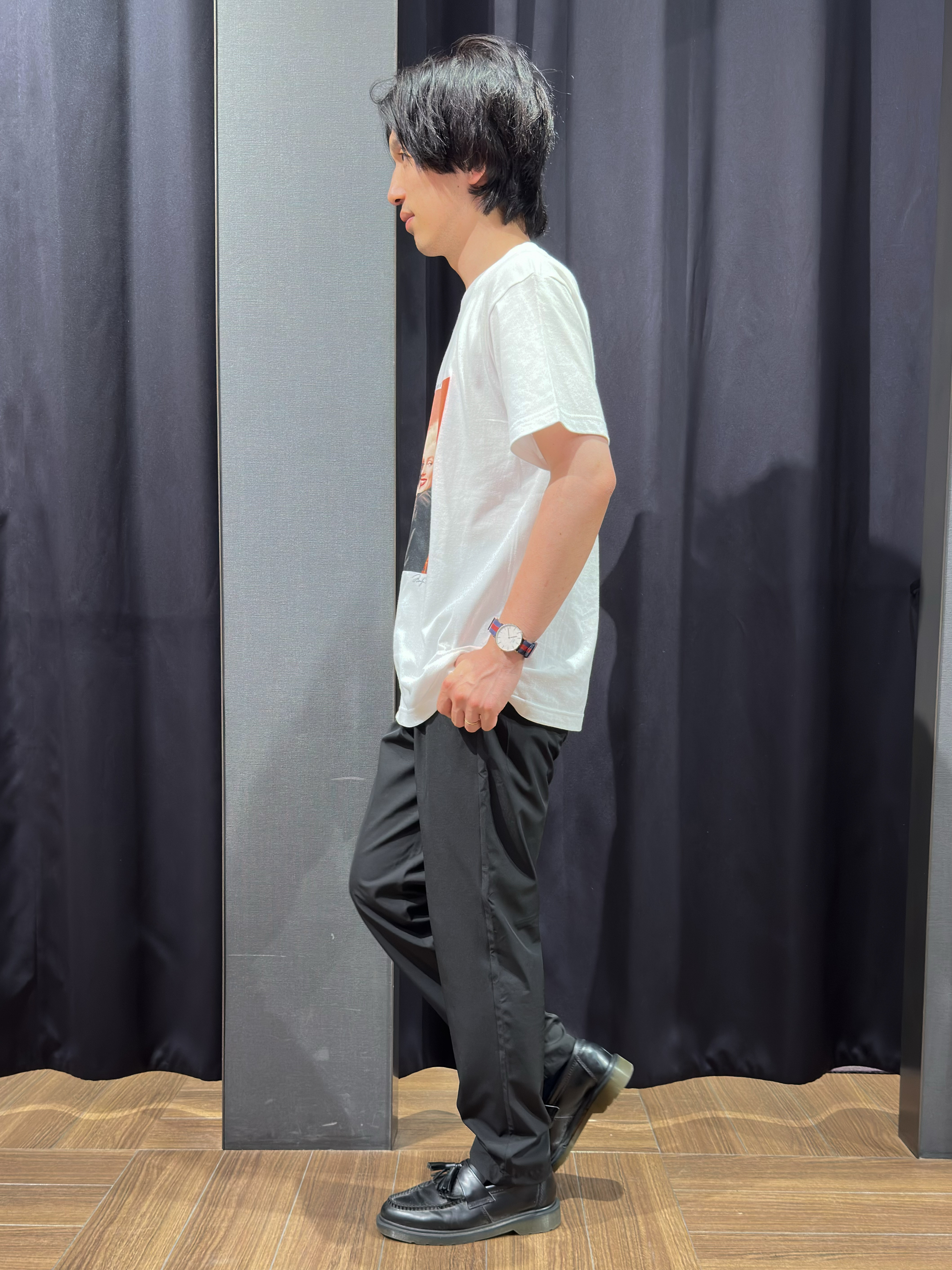 tomoyaさんの「THE SHOP TK｜別注マリリン・モンロー / グラフィック半袖Tシャツ」を使ったコーディネート