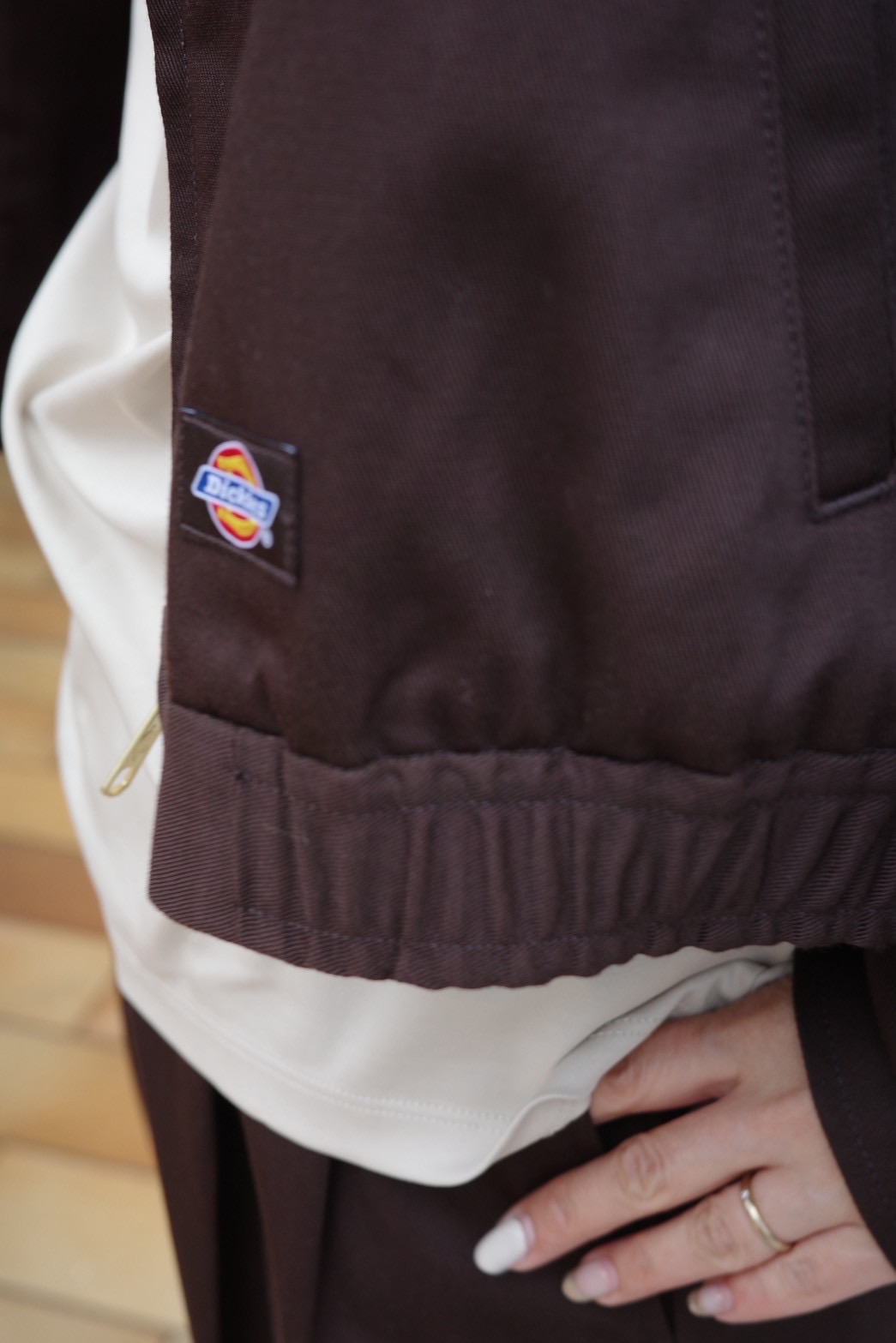 Mariko.Sさんの「OPAQUE.CLIP｜【Dickies(R)&times;OPAQUE.CLIP】ステンカラーブルゾン」を使ったコーディネート