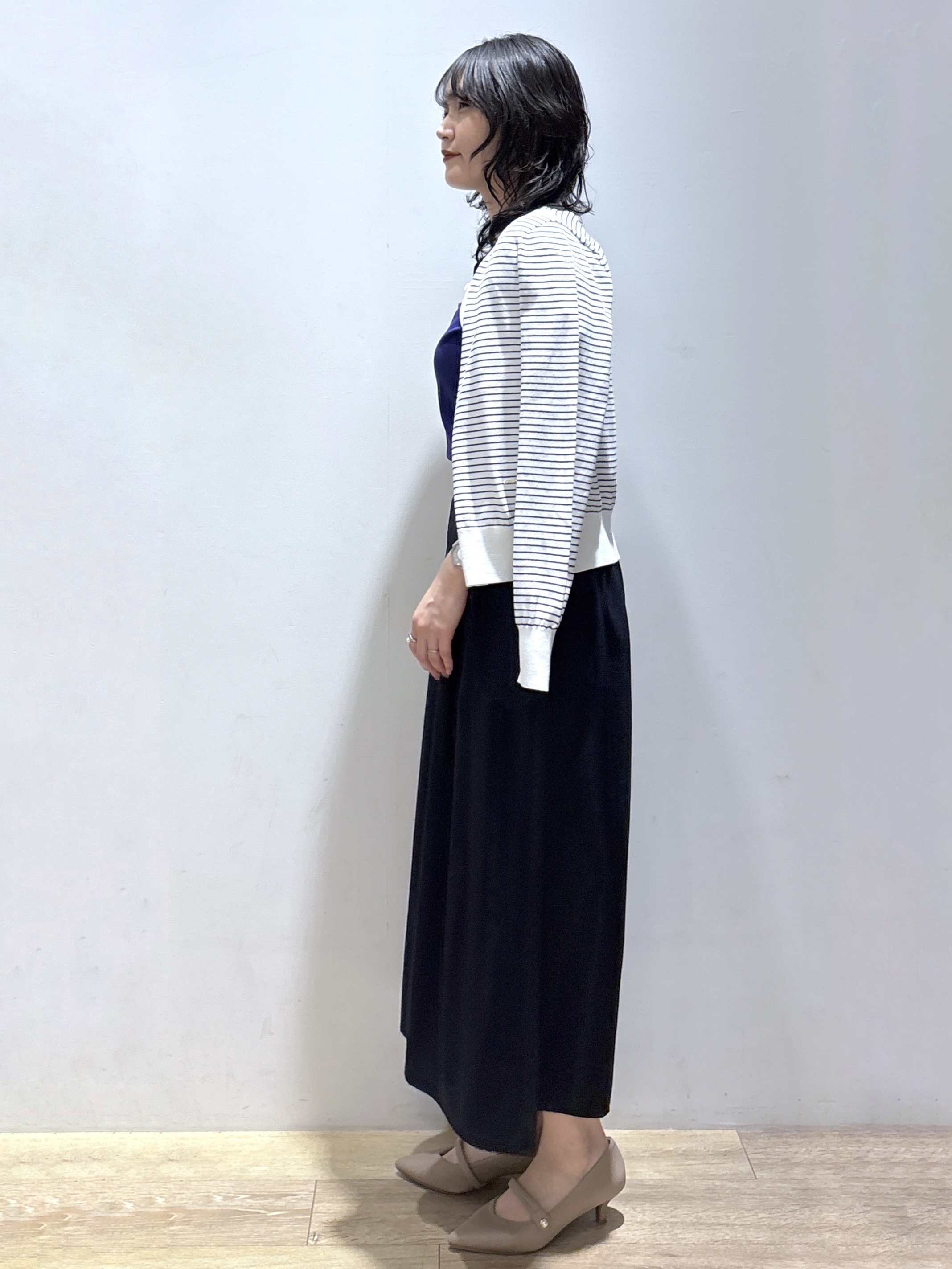 mizukiさんの「index｜【遮熱／UVケア】外気の熱を感じにくい！クルーネックカーディガン《洗濯機OK／抗ピリング／6col》」を使ったコーディネート