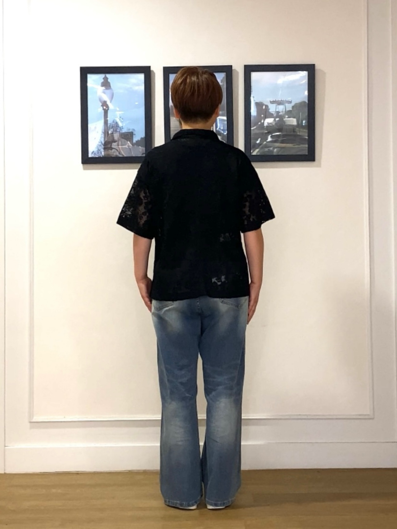 Hiroさんの「Dessin｜カラミレース 開襟シャツ」を使ったコーディネート