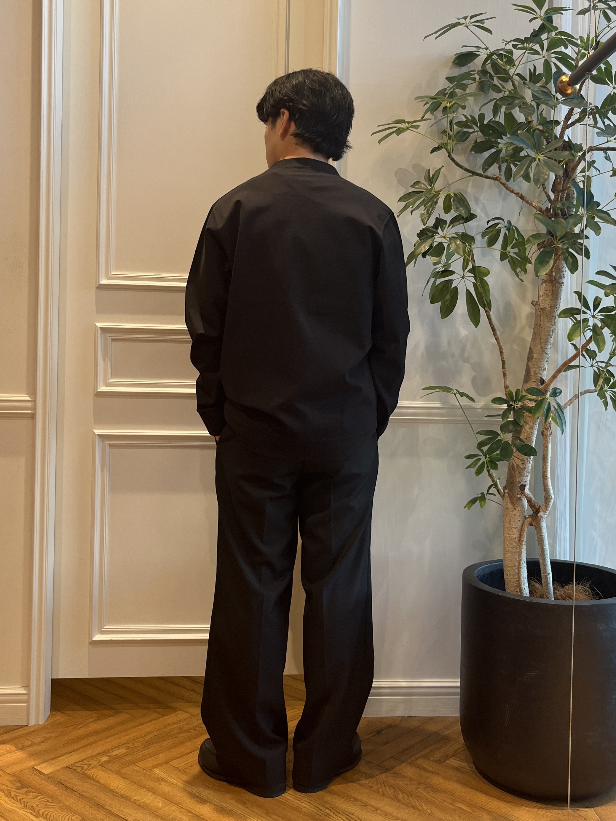 Tokuさんの「DRESSTERIOR｜【接触冷感／セットアップ可】ドライタッチ ハイカウントカットソー カーディガン」を使ったコーディネート