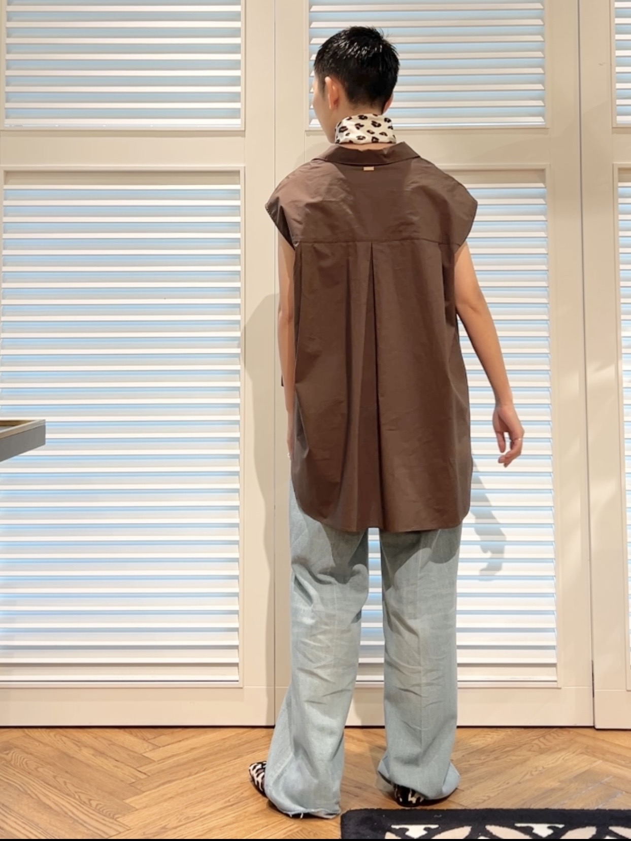 OCHIAIさんの「DRESSTERIOR｜フレンチスリーブ スキッパーブラウス」を使ったコーディネート
