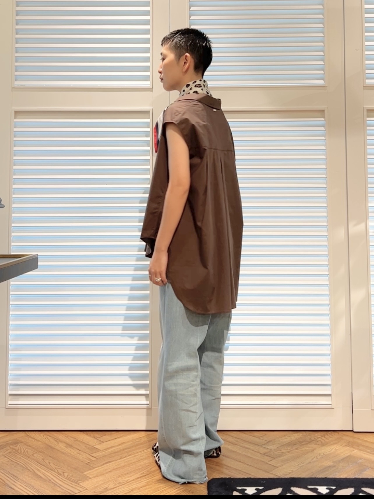 OCHIAIさんの「DRESSTERIOR｜フレンチスリーブ スキッパーブラウス」を使ったコーディネート
