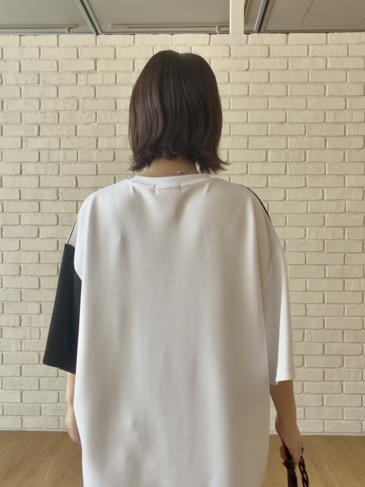 abeさんの「tk.TAKEO KIKUCHI｜ダイヤゴナル半袖カットソー」を使ったコーディネート