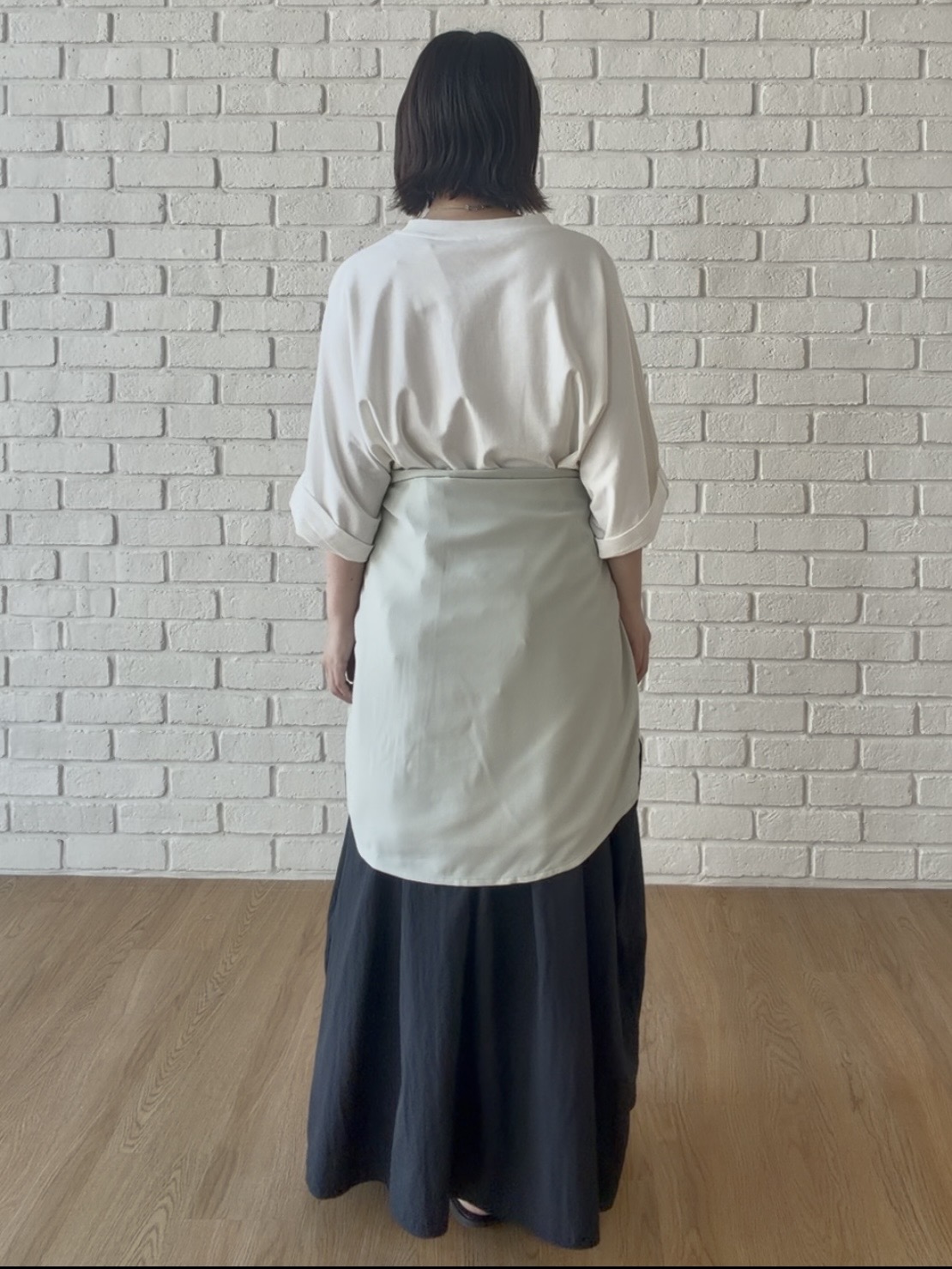 abeさんの「tk.TAKEO KIKUCHI｜【選べる7色】トロミドレープカラーシャツ/トロミ/梨地/7色/レギュラーカラー/長袖」を使ったコーディネート