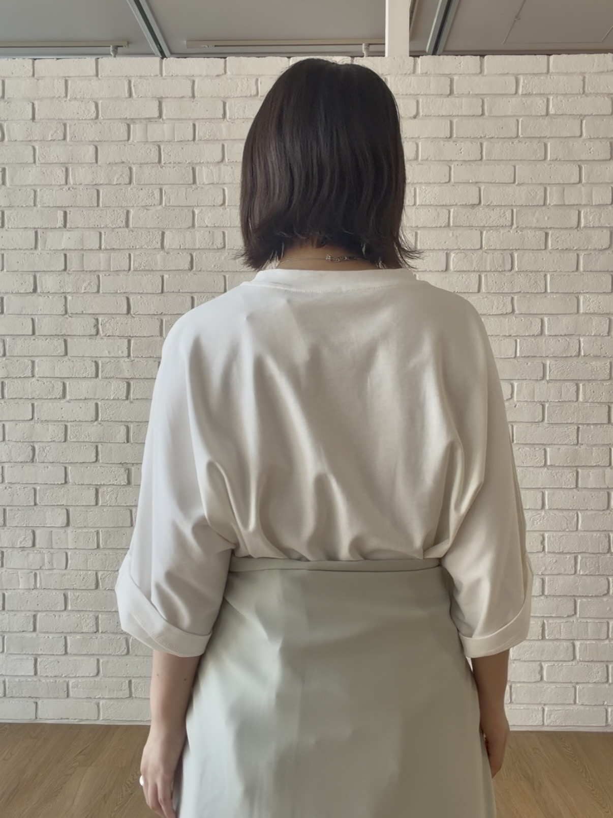 abeさんの「tk.TAKEO KIKUCHI｜【選べる7色】トロミドレープカラーシャツ/トロミ/梨地/7色/レギュラーカラー/長袖」を使ったコーディネート
