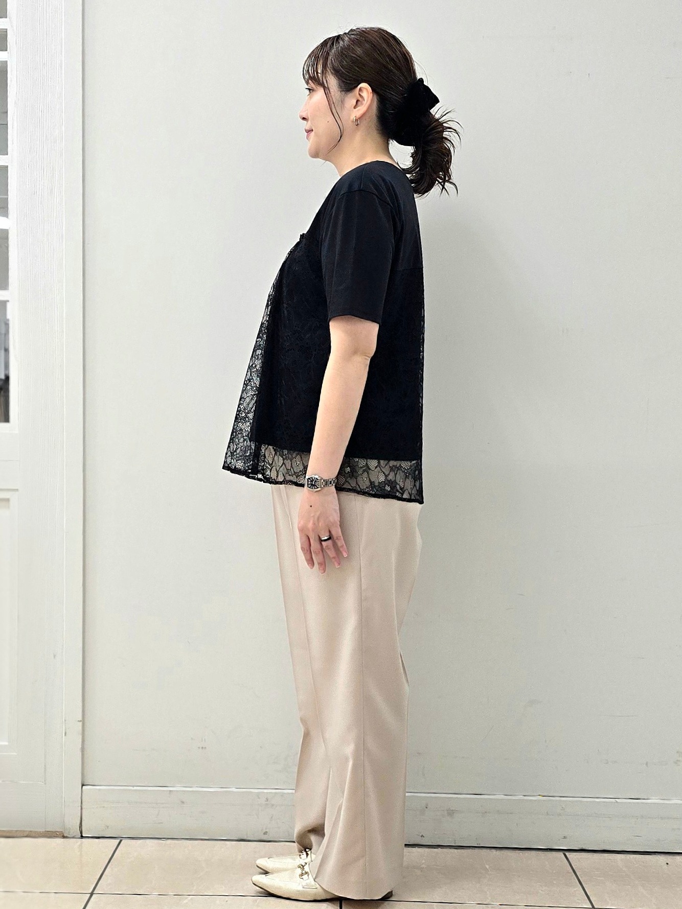 fkeさんの「Reflect｜【UVカット／接触冷感／手洗い可】ラッセルレースプルオーバー」を使ったコーディネート