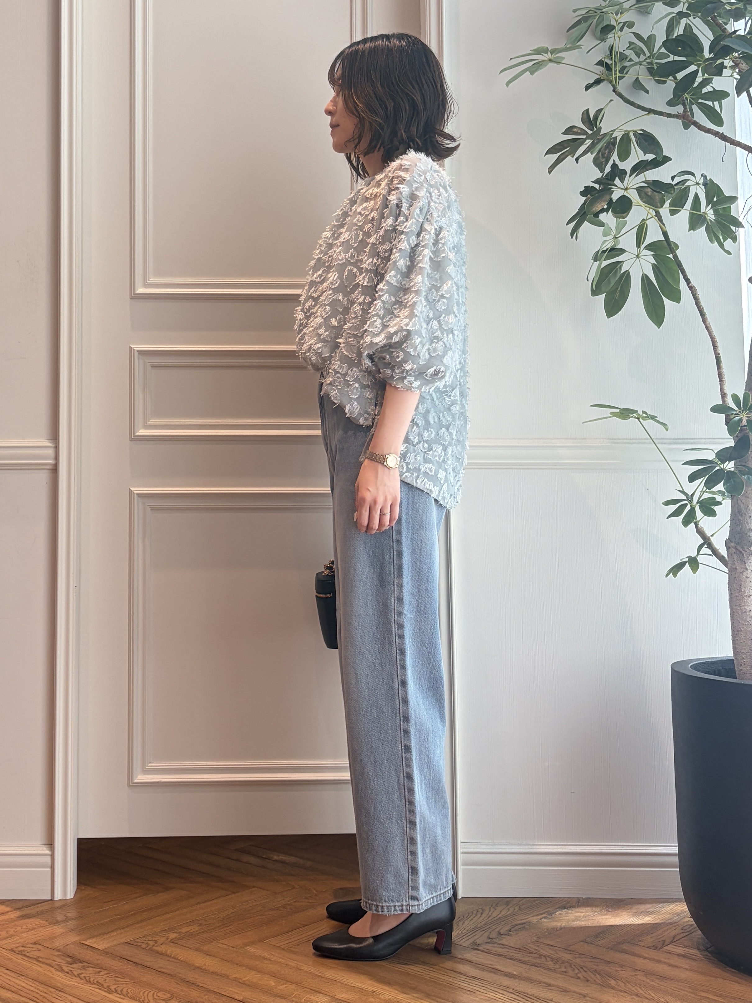 nakaoさんの「DRESSTERIOR｜ヴィンテージ ユーズド ストレートデニム」を使ったコーディネート
