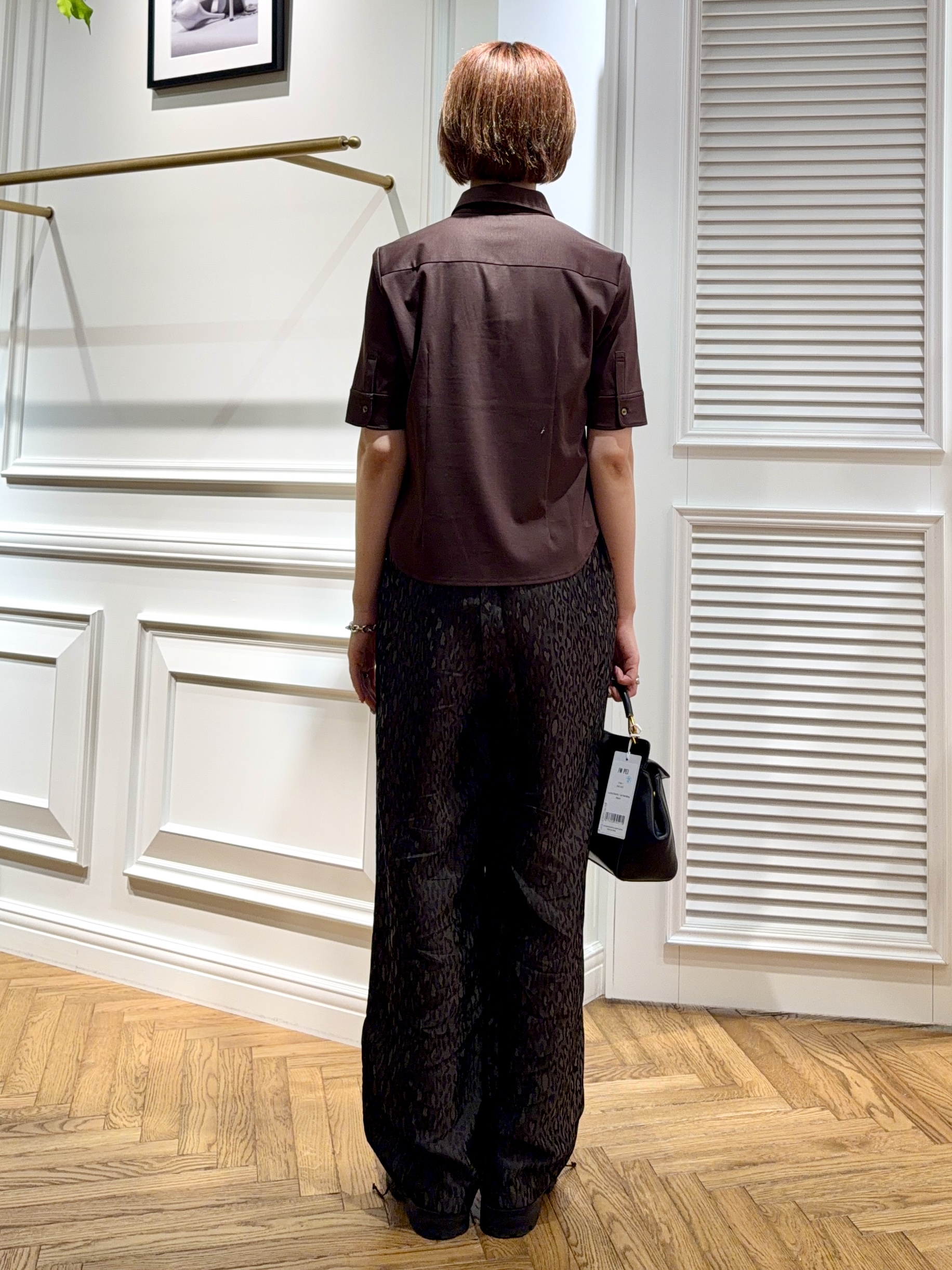 renaさんの「DRESSTERIOR｜【接触冷感／抗菌防臭／消臭】ICE CLEAR COTTON ハーフスリーブシャツ」を使ったコーディネート