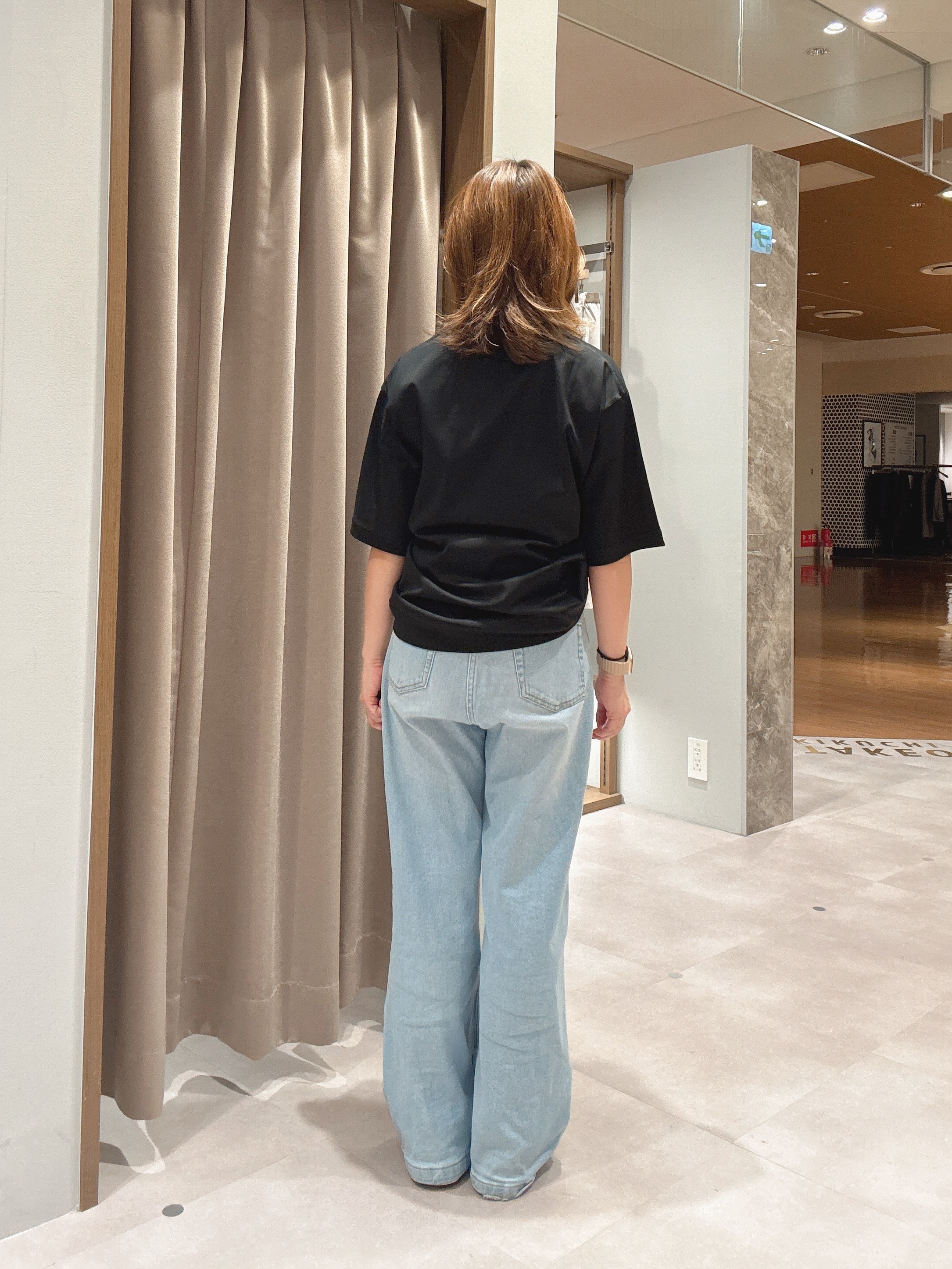 hanechanさんの「TAKEO KIKUCHI｜【接触冷感】アイスクリアコットン Tシャツ」を使ったコーディネート