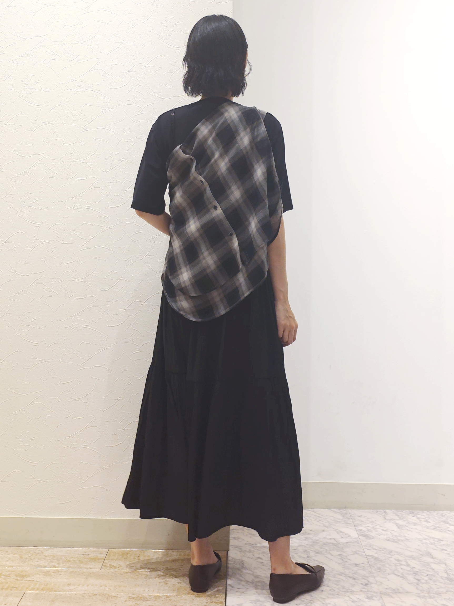 ケイさんの「grove｜【ひんやり・UVカット・洗濯機◎】Tシャツ感覚で着られるコットン混ニット」を使ったコーディネート