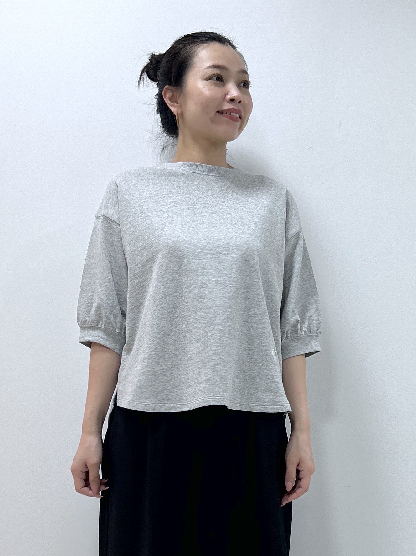 Kaiさんの「Dessin｜バックヘンリーカットソー5分袖」を使ったコーディネート