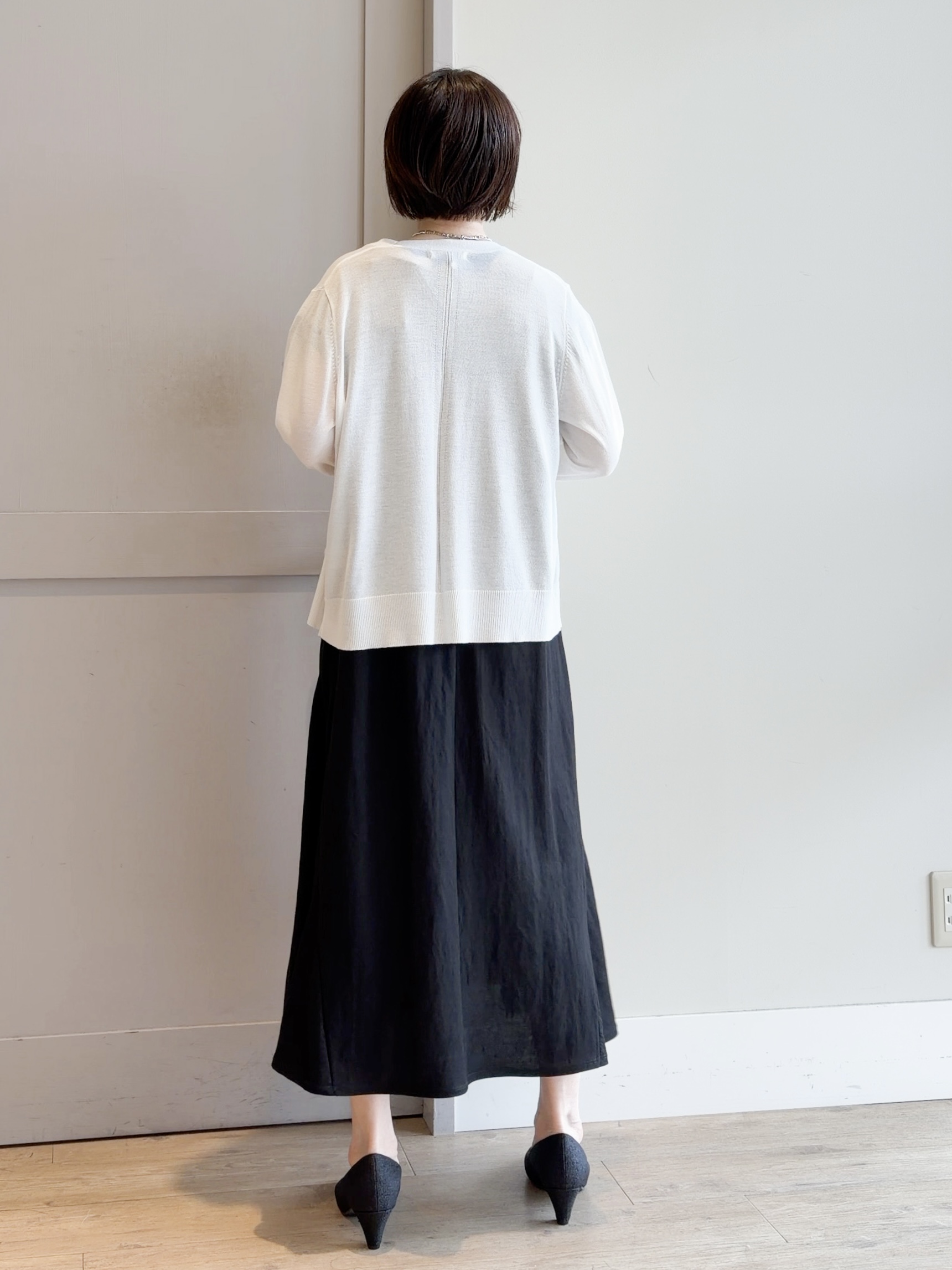 yamakoさんの「grove｜高評価！【接触冷感／UVカットetc】ベーシックショートカーディガン」を使ったコーディネート