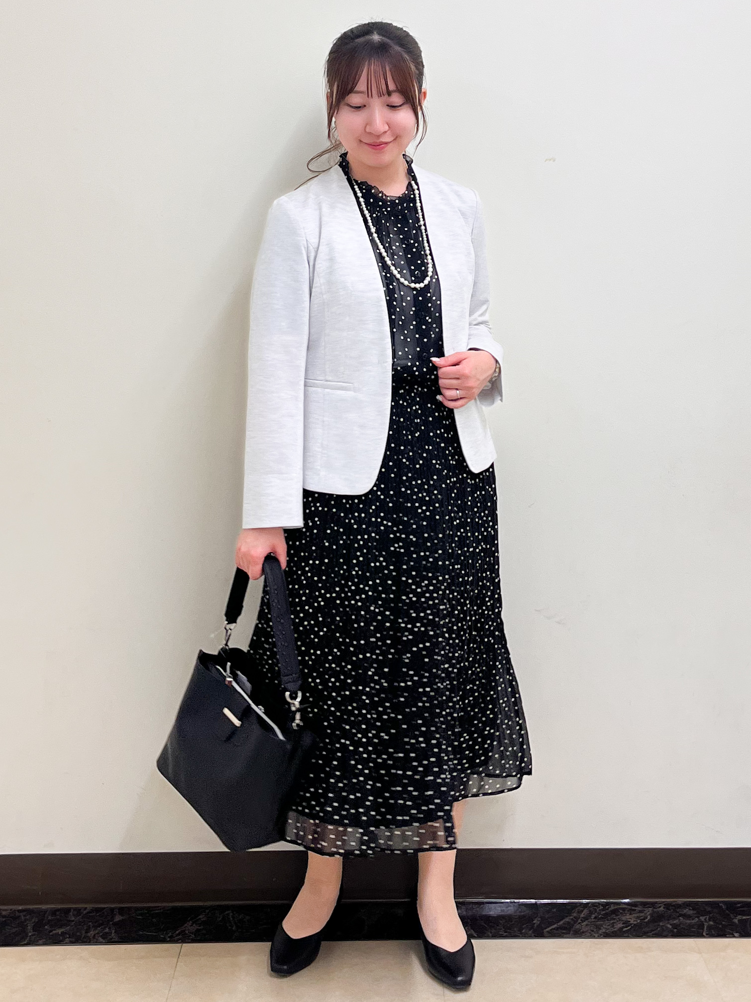 mikikoさんの「Reflect｜【SS-4Lサイズ／UVカット／接触冷感】匠ジャケット／ノーカラー」を使ったコーディネート