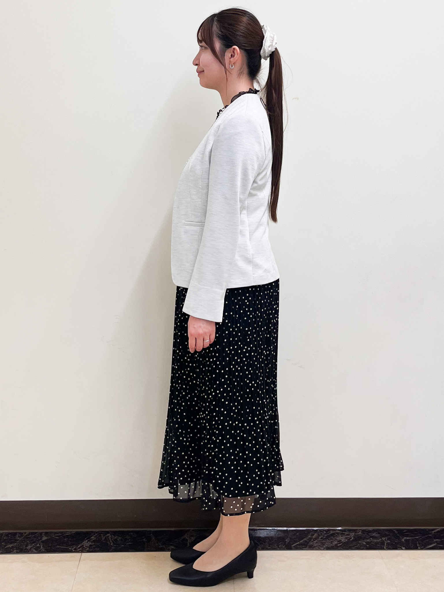 mikikoさんの「Reflect｜【SS-4Lサイズ／UVカット／接触冷感】匠ジャケット／ノーカラー」を使ったコーディネート