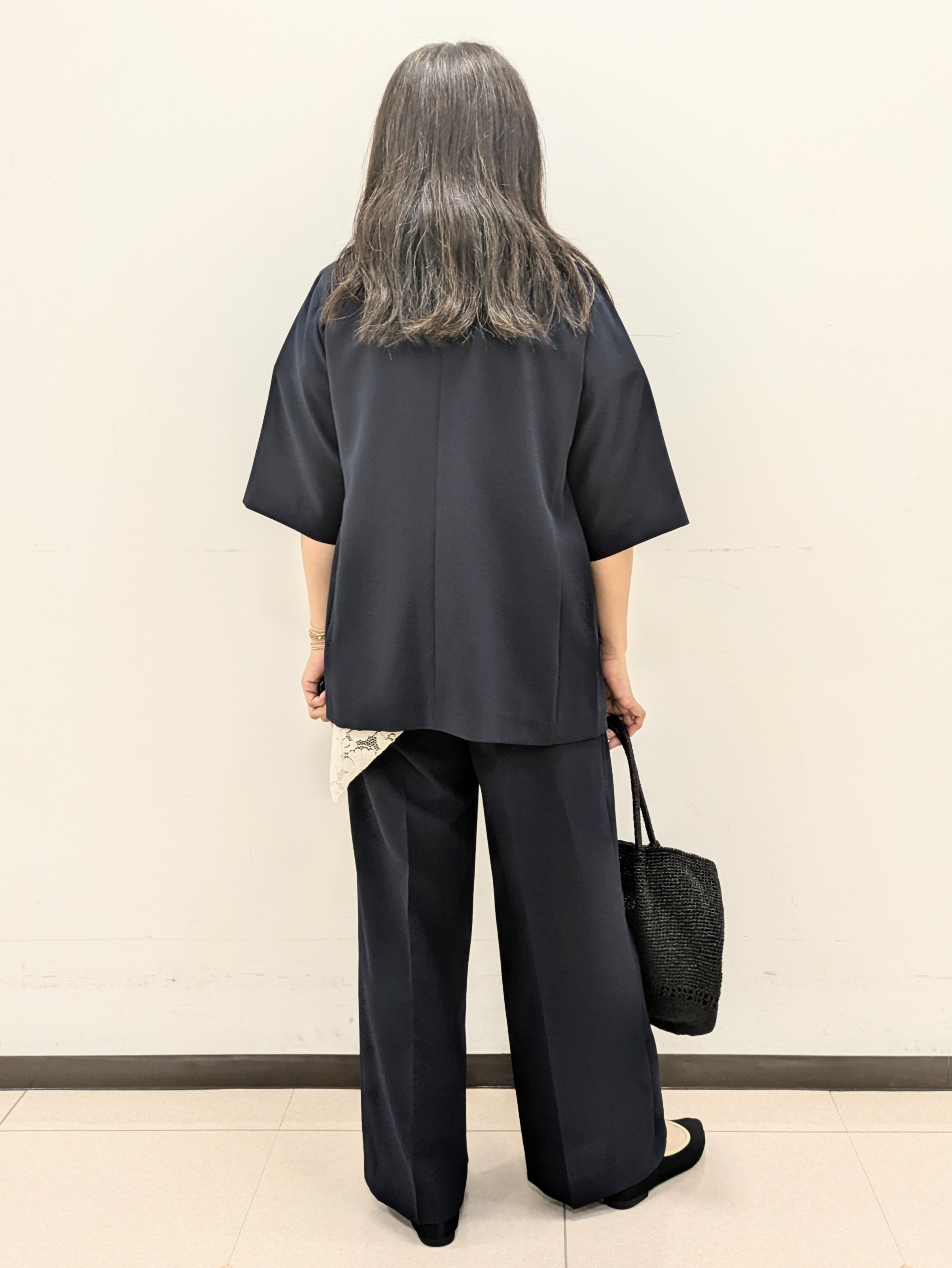 ともさんの「UNTITLED｜【セットアップ可/UVカット/通気性】エアリークール半袖ジャケット」を使ったコーディネート
