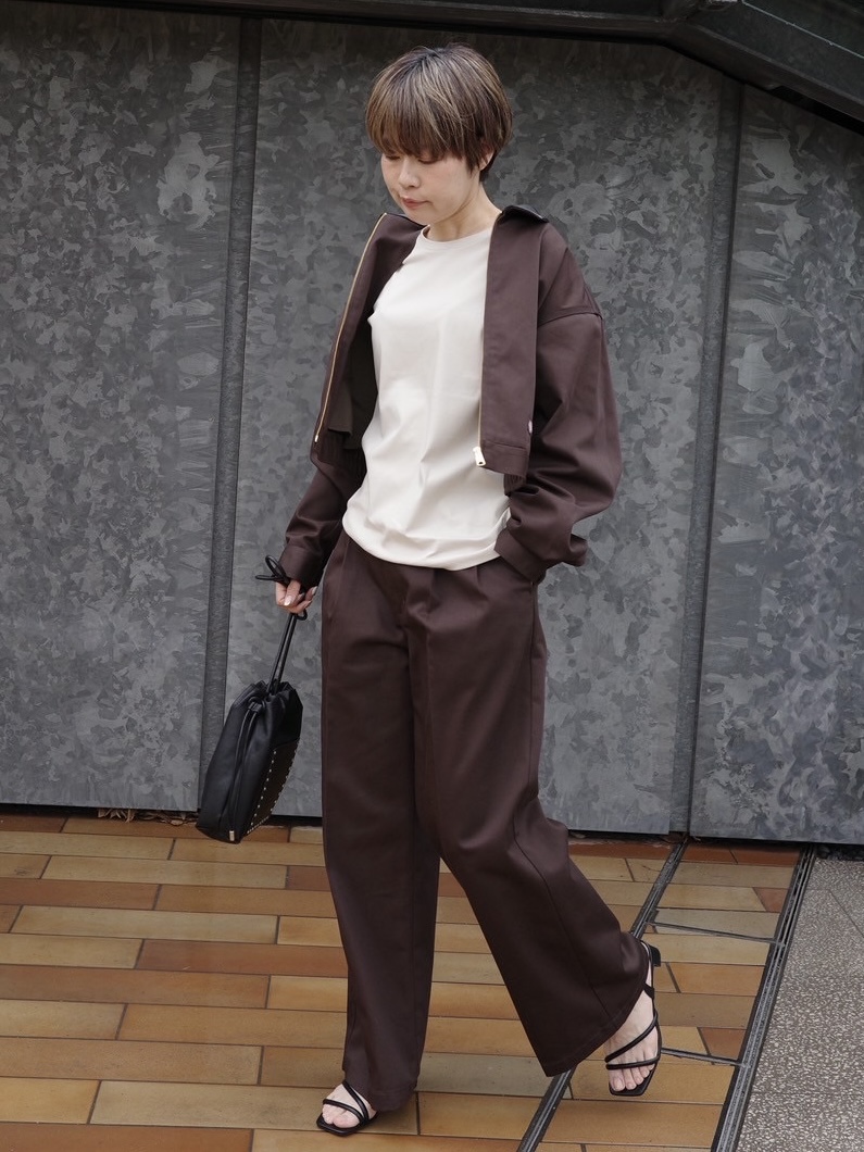 Mariko.Sさんの「OPAQUE.CLIP｜【Dickies(R)&times;OPAQUE.CLIP】ステンカラーブルゾン」を使ったコーディネート