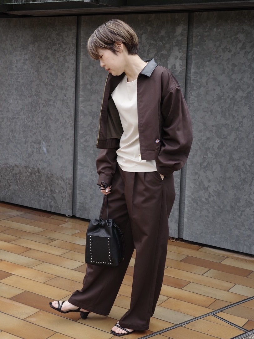 Mariko.Sさんの「OPAQUE.CLIP｜【Dickies(R)&times;OPAQUE.CLIP】ステンカラーブルゾン」を使ったコーディネート