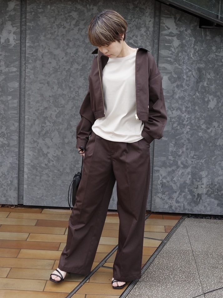 Mariko.Sさんの「OPAQUE.CLIP｜【Dickies(R)&times;OPAQUE.CLIP】ステンカラーブルゾン」を使ったコーディネート
