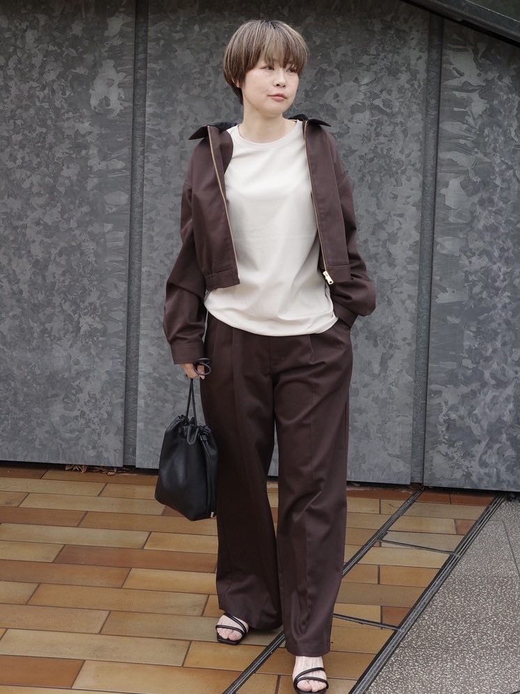 Mariko.Sさんの「OPAQUE.CLIP｜【Dickies(R)&times;OPAQUE.CLIP】ステンカラーブルゾン」を使ったコーディネート