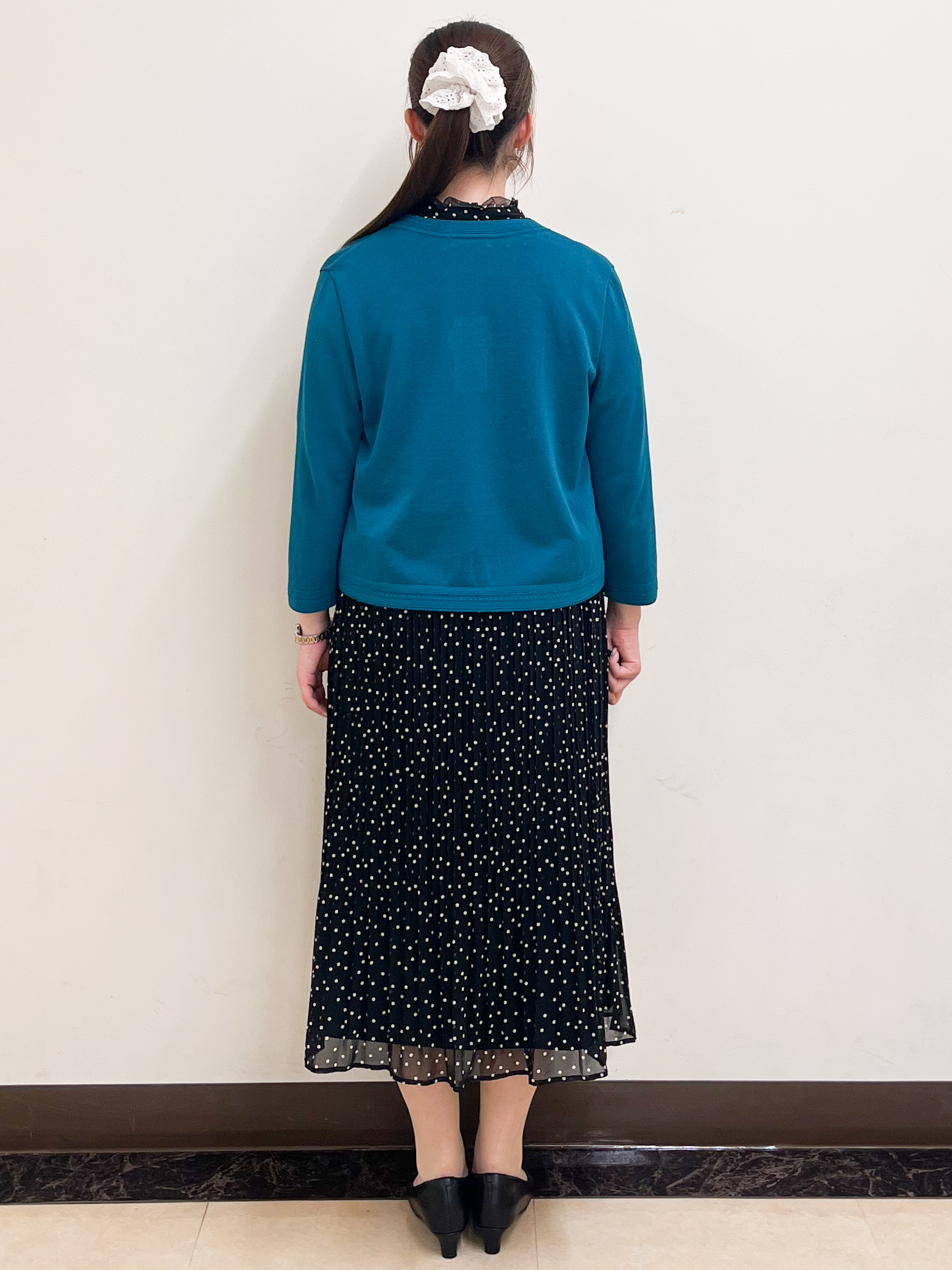 mikikoさんの「Reflect｜七分袖ニットカーディガン」を使ったコーディネート
