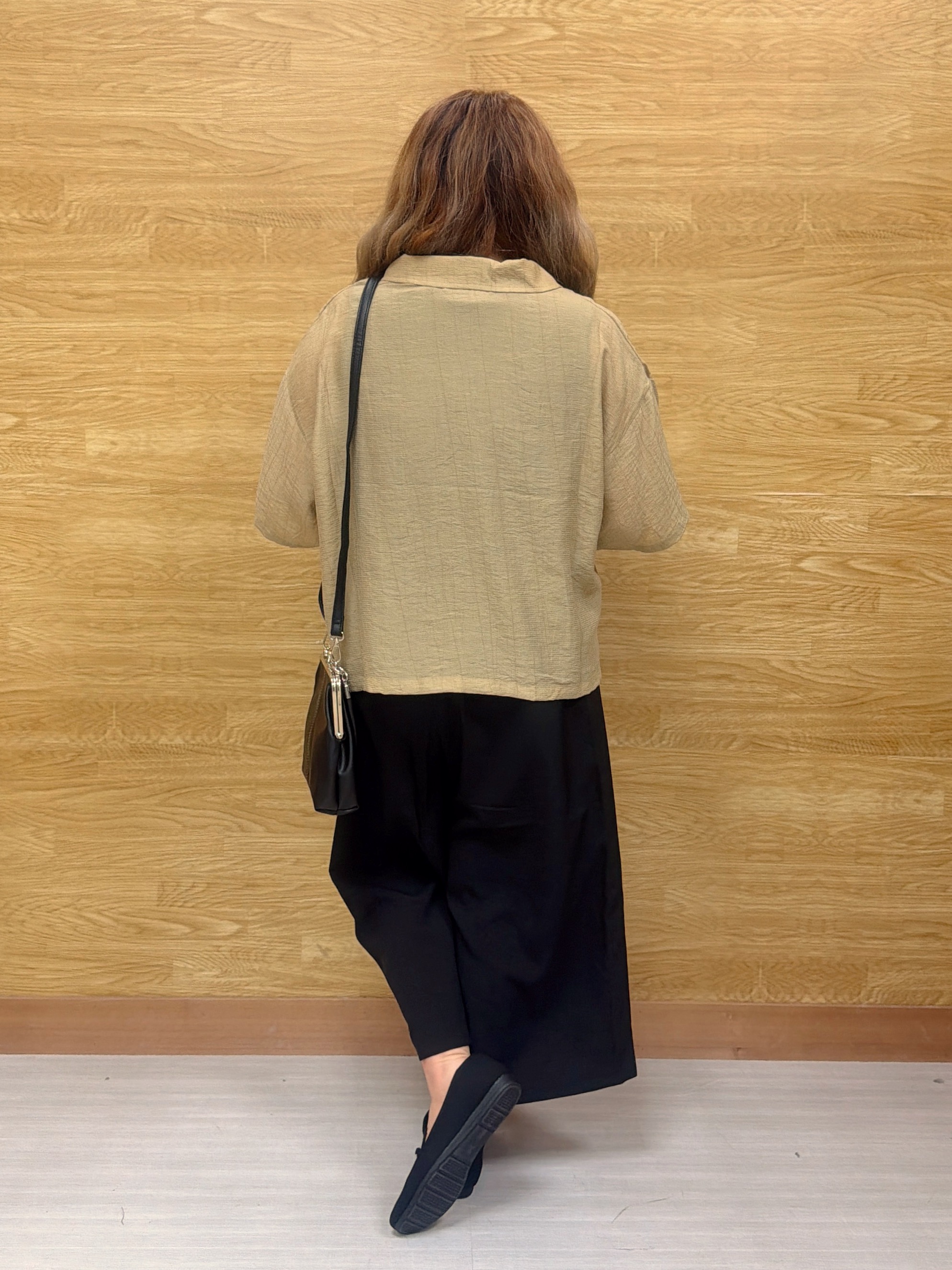 ぁむさんの「SHOO･LA･RUE｜【S-LL/洗濯機可】抜け感たっぷり 程よい透け感のポケット付きシャツ」を使ったコーディネート