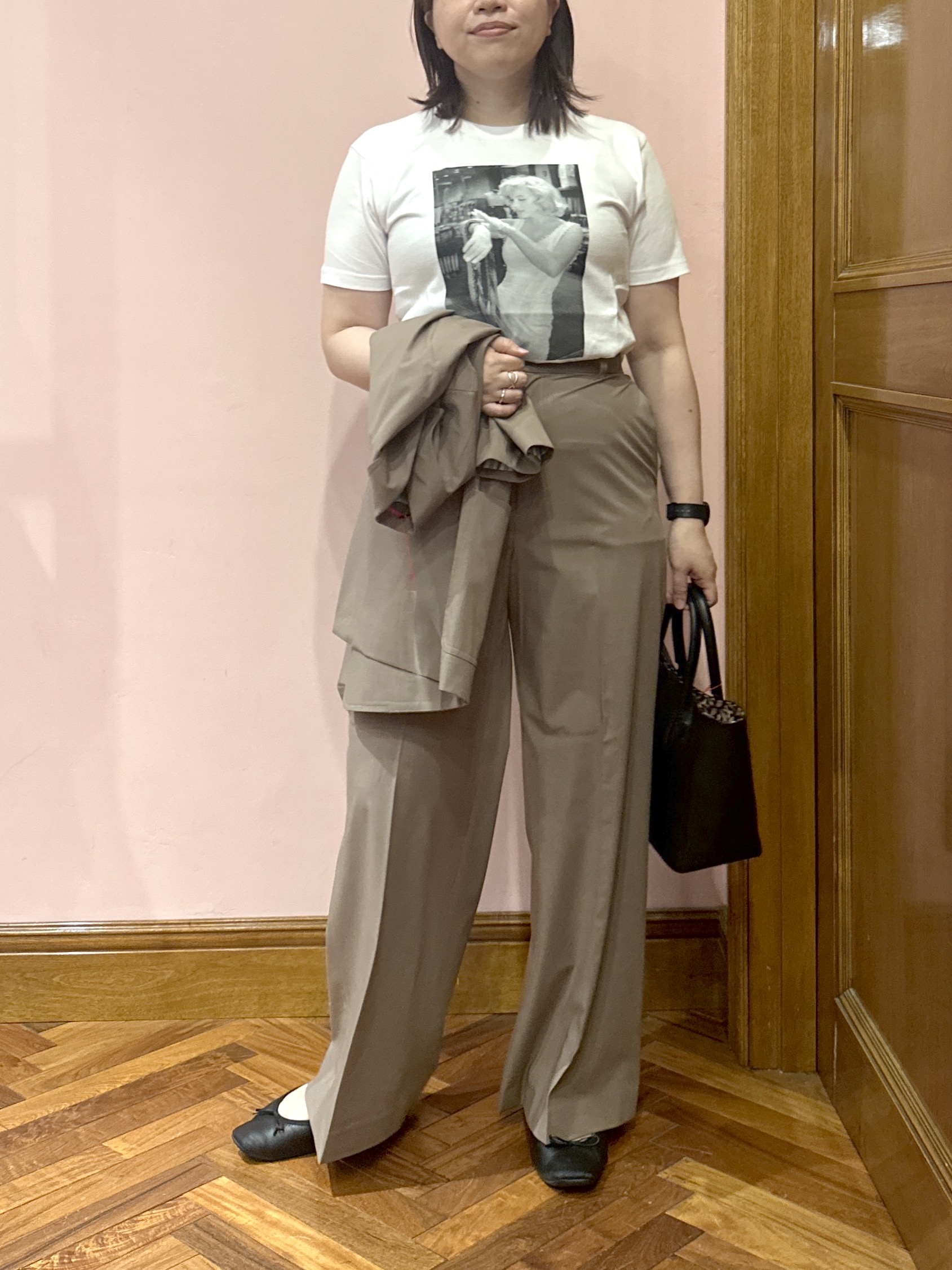 komatsuさんの「DRESSTERIOR｜【接触冷感/セットアップ可】 2WAYストレッチスリークオータージャケット」を使ったコーディネート