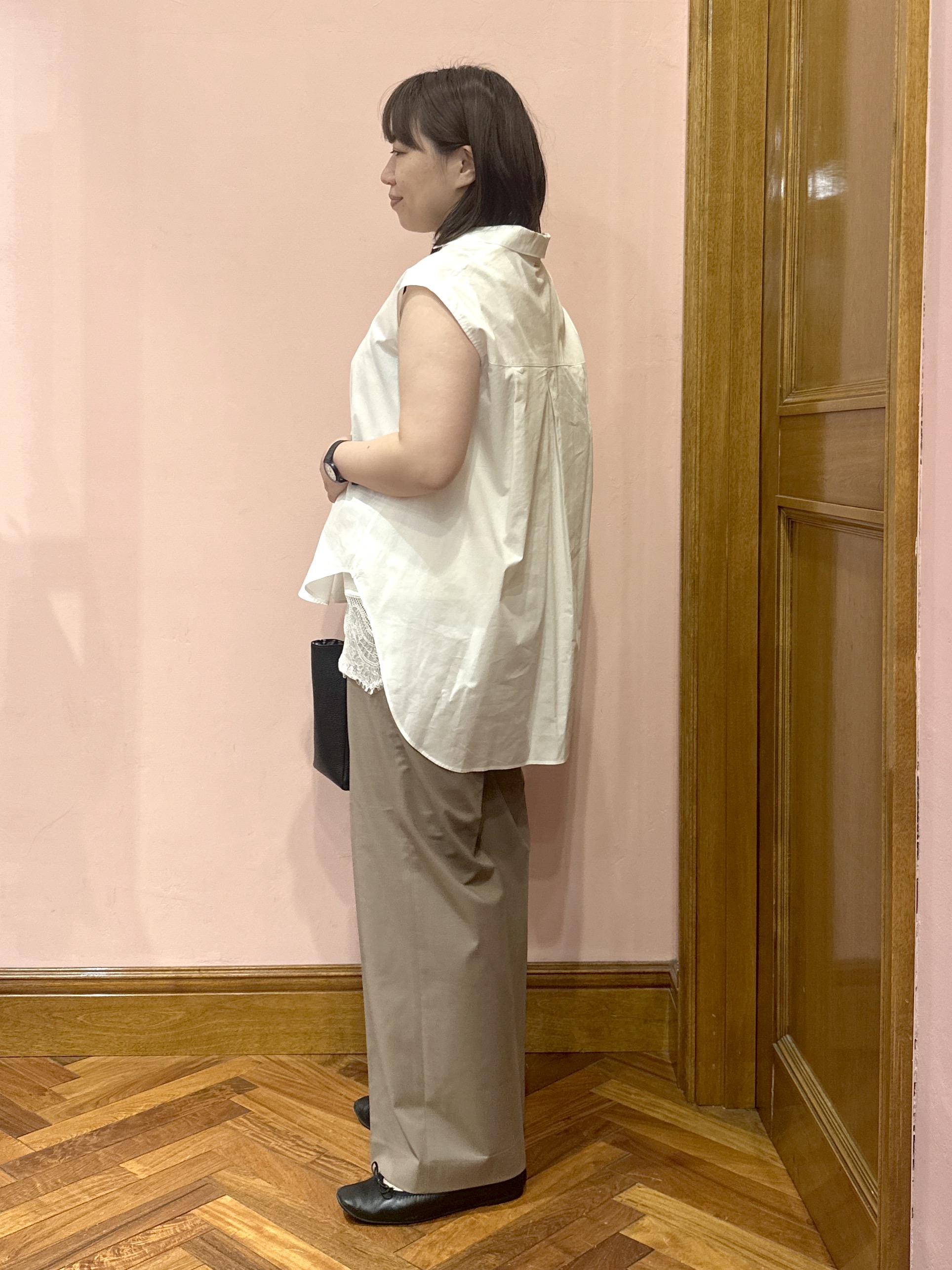 komatsuさんの「DRESSTERIOR｜フレンチスリーブ スキッパーブラウス」を使ったコーディネート