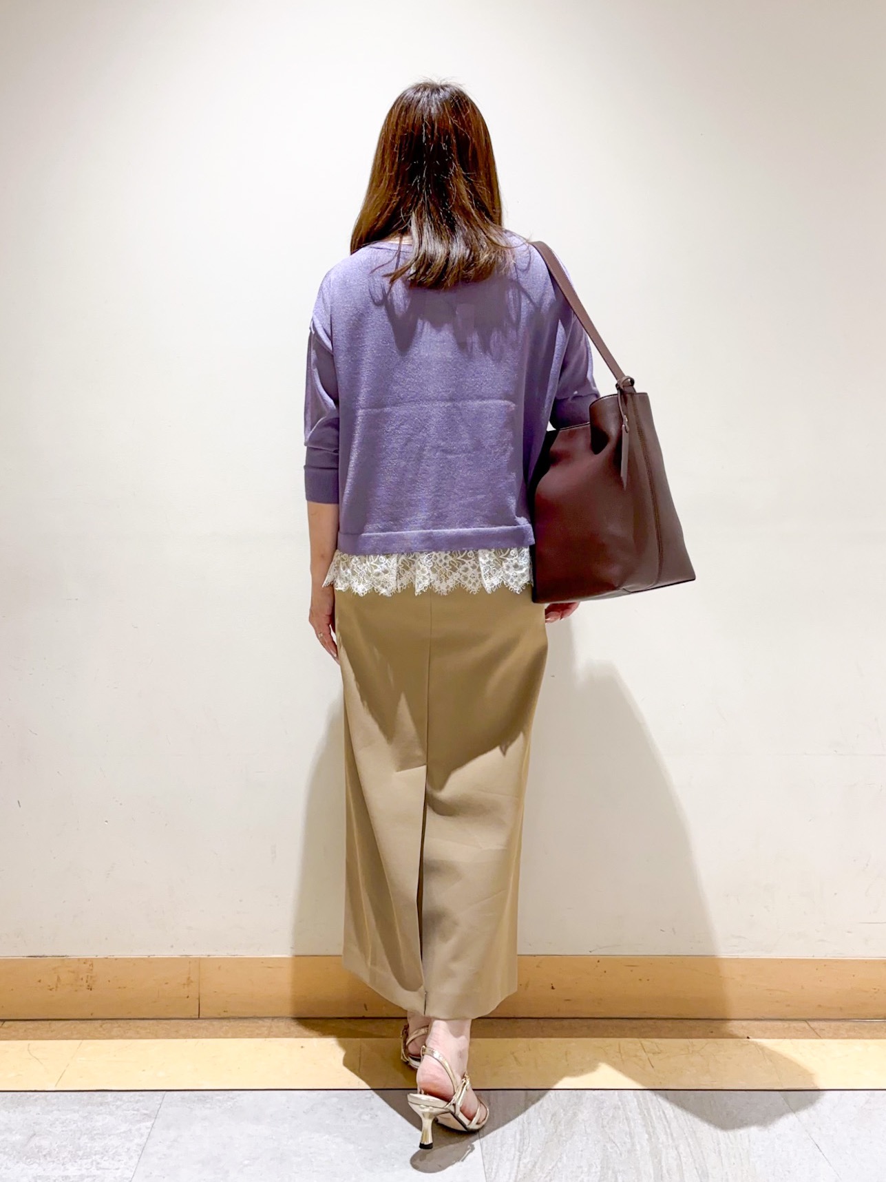 sattoさんの「UNTITLED｜レースドッキングニットプルオーバー」を使ったコーディネート