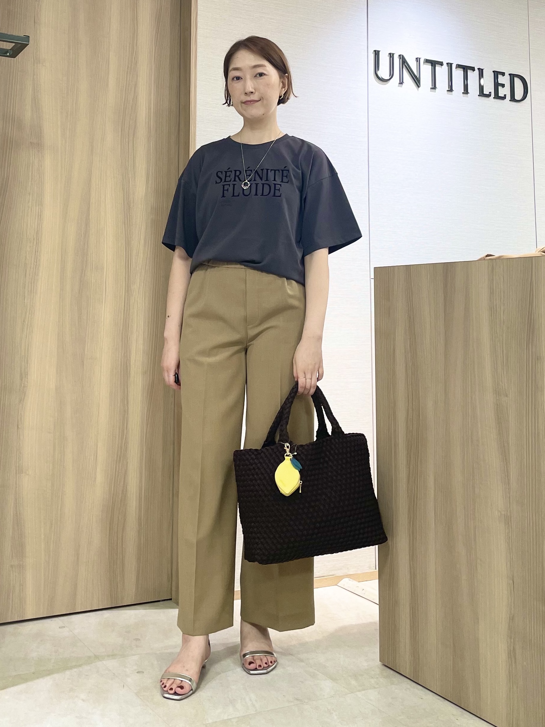 aliceさんの「UNTITLED｜【セットアップ可/UVカット/通気性】エアリークール半袖ジャケット」を使ったコーディネート
