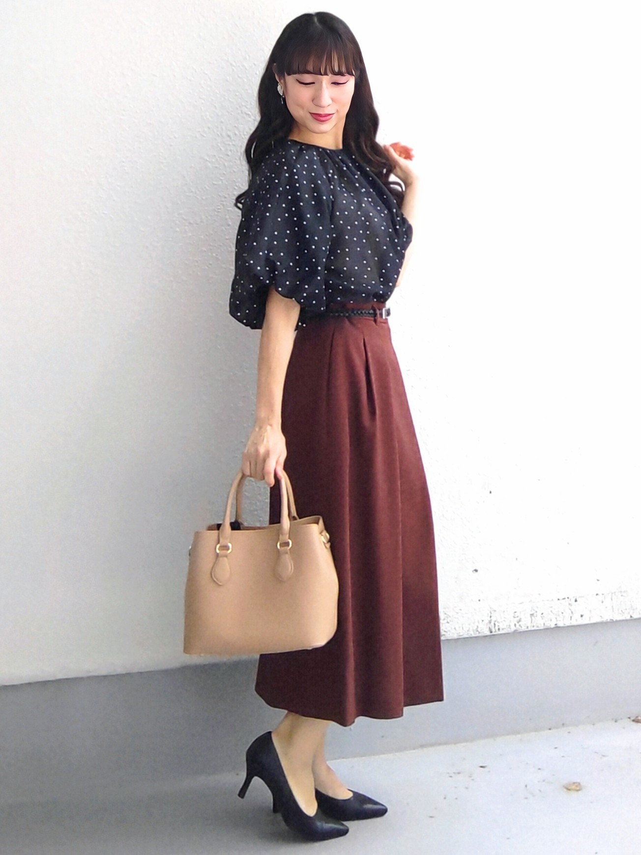 keinaさんの「SunaUna｜シアードットブラウス」を使ったコーディネート
