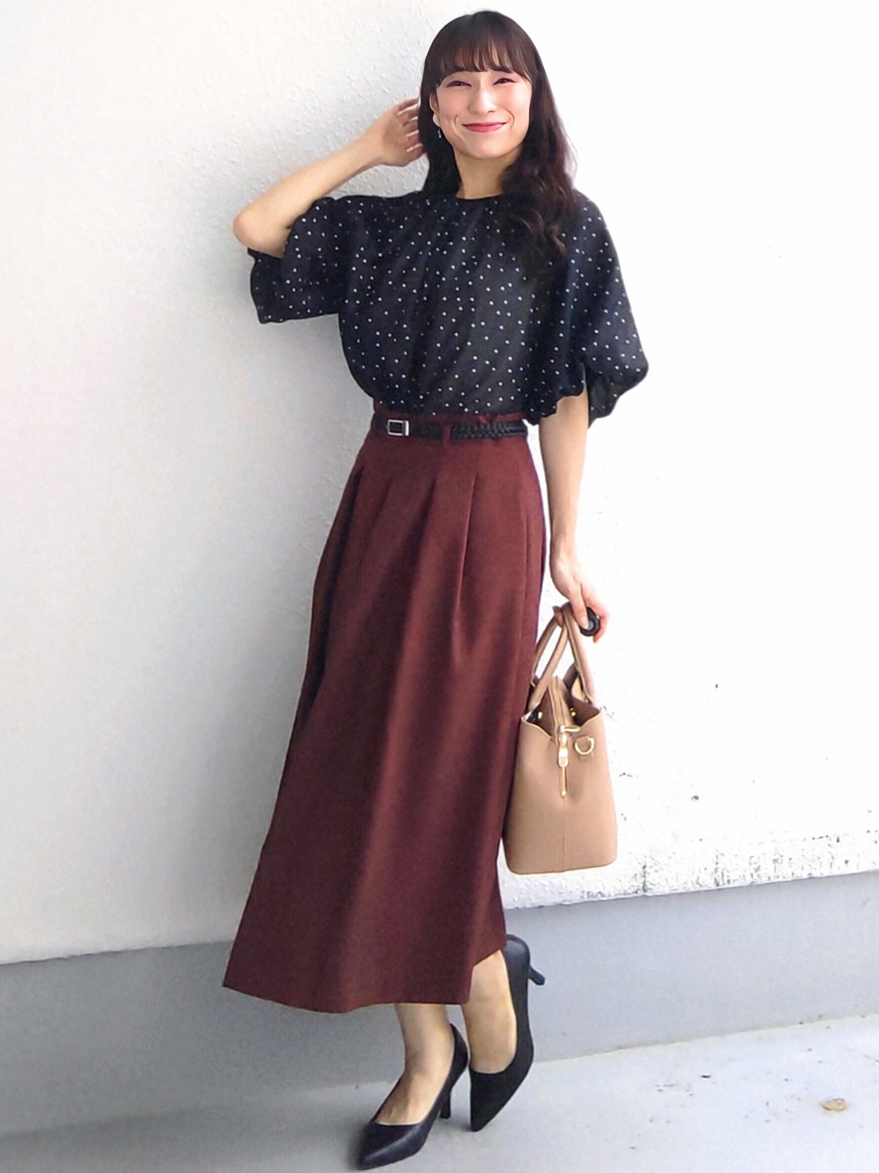 keinaさんの「SunaUna｜シアードットブラウス」を使ったコーディネート
