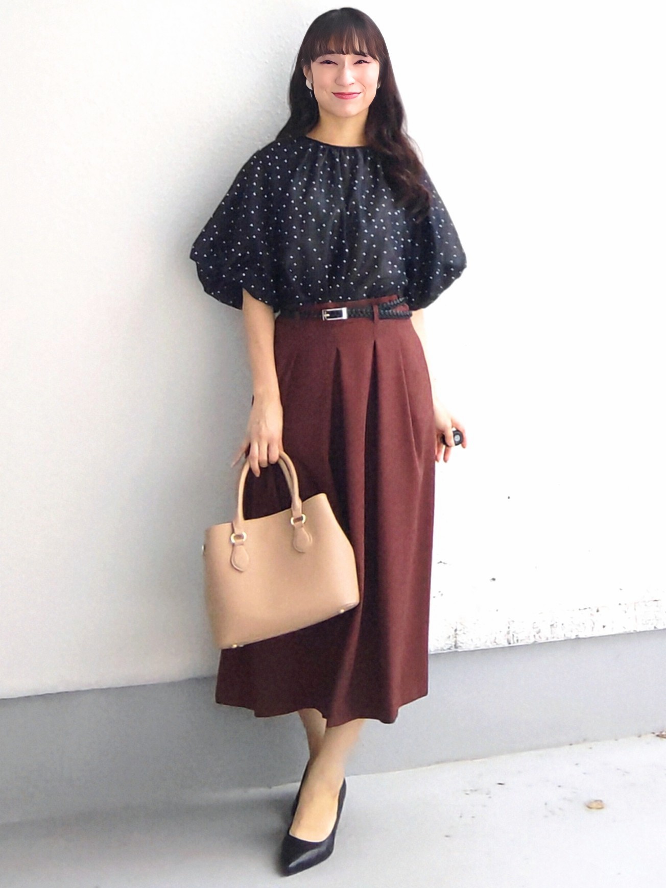 keinaさんの「SunaUna｜シアードットブラウス」を使ったコーディネート