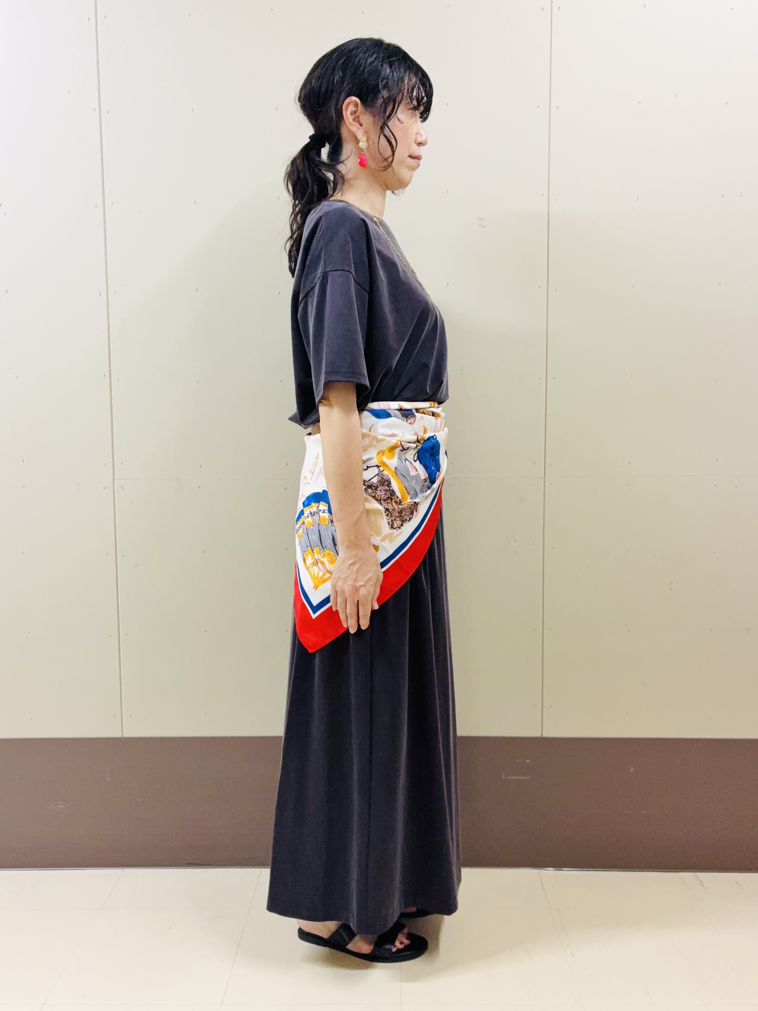 Noriさんの「UNTITLED｜【セットアップ可/接触冷感】ヴィンテージライクプルオーバー」を使ったコーディネート