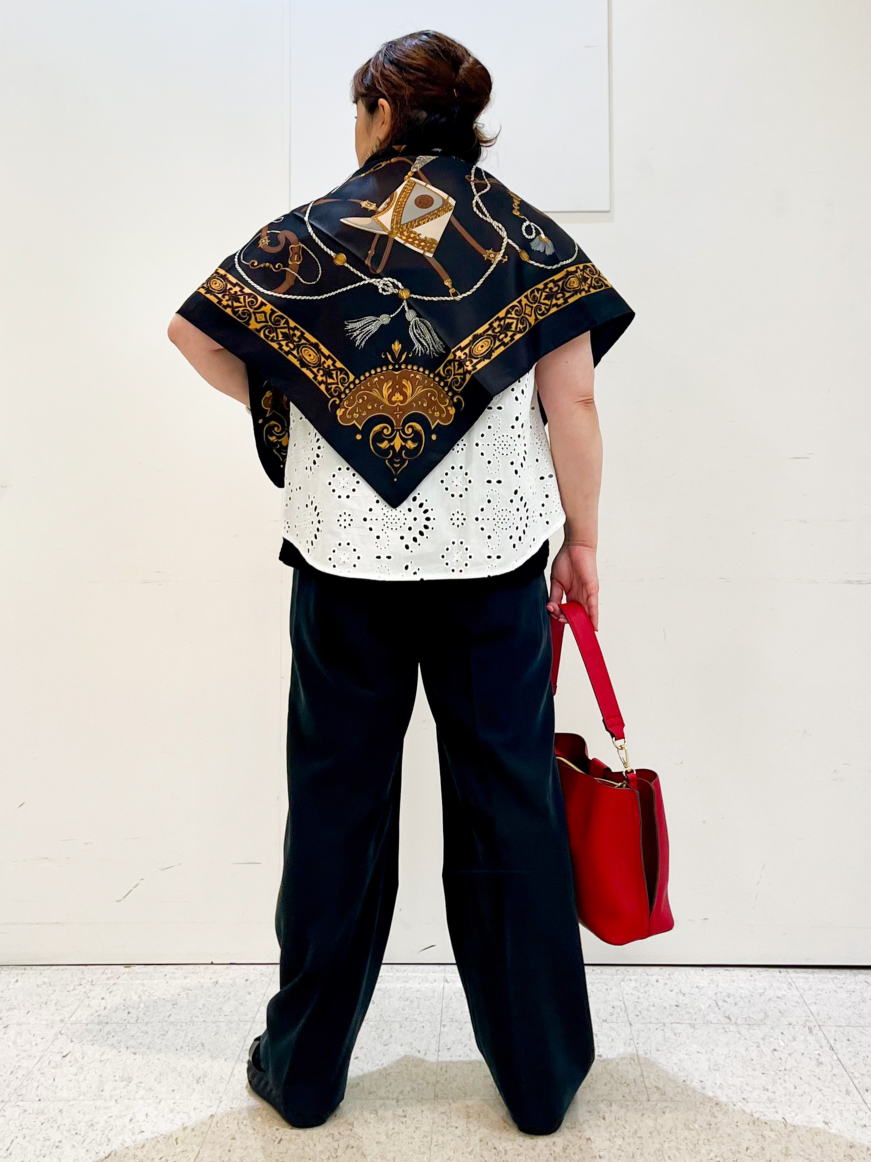kimmyさんの「Reflect｜【通勤◎】カットワーク刺繍レース シャツブラウス」を使ったコーディネート